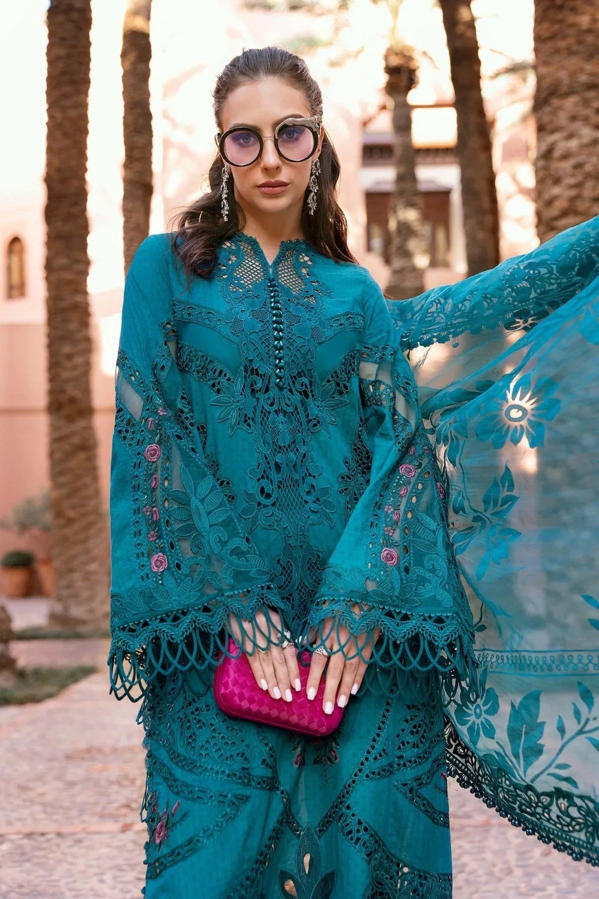 Maria B | Luxury Lawn 25 | D-2513-B - Aqsa Fabrics