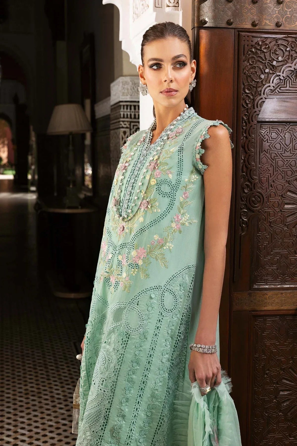 Maria B | Luxury Lawn 25 | D-2514-A - Aqsa Fabrics