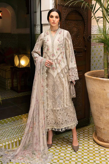 Maria B | Luxury Lawn 25 | D-2514-B - Aqsa Fabrics