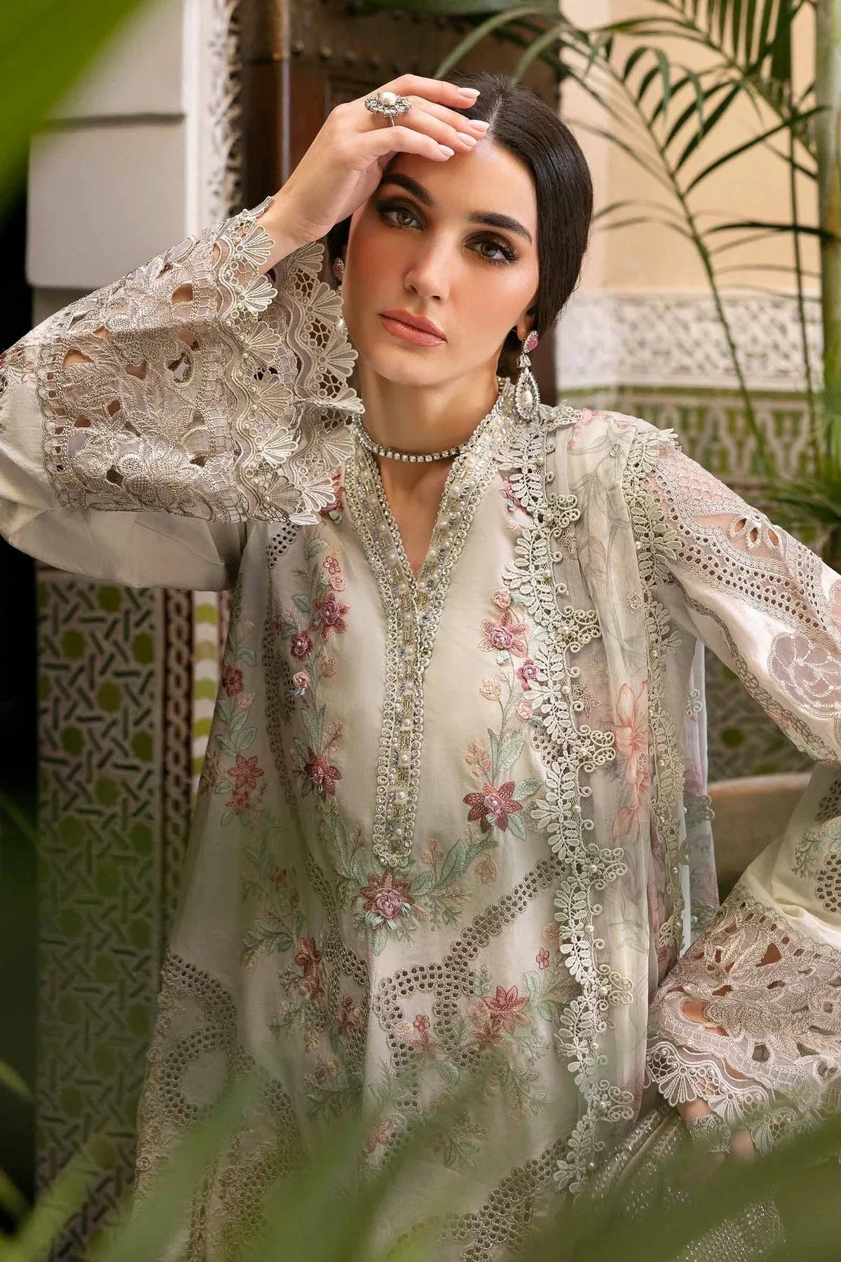 Maria B | Luxury Lawn 25 | D-2514-B - Aqsa Fabrics