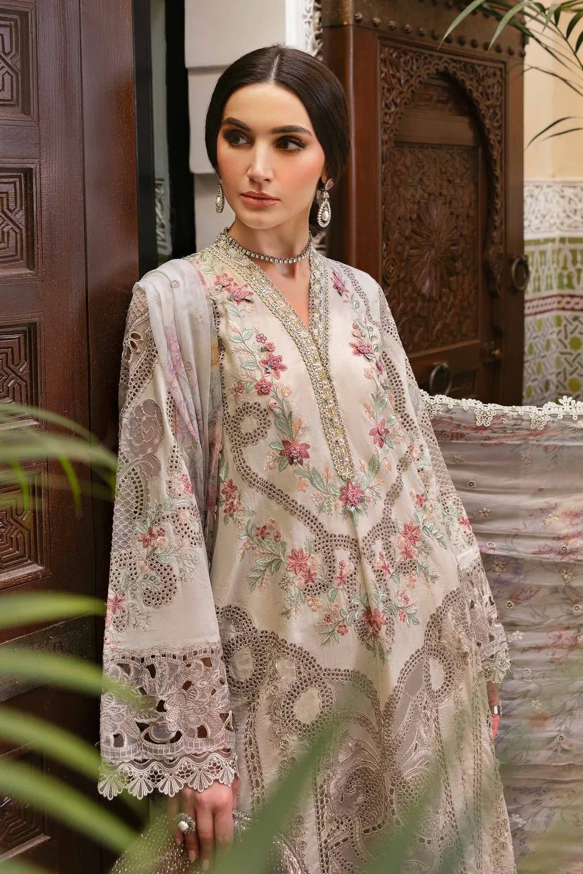 Maria B | Luxury Lawn 25 | D-2514-B - Aqsa Fabrics