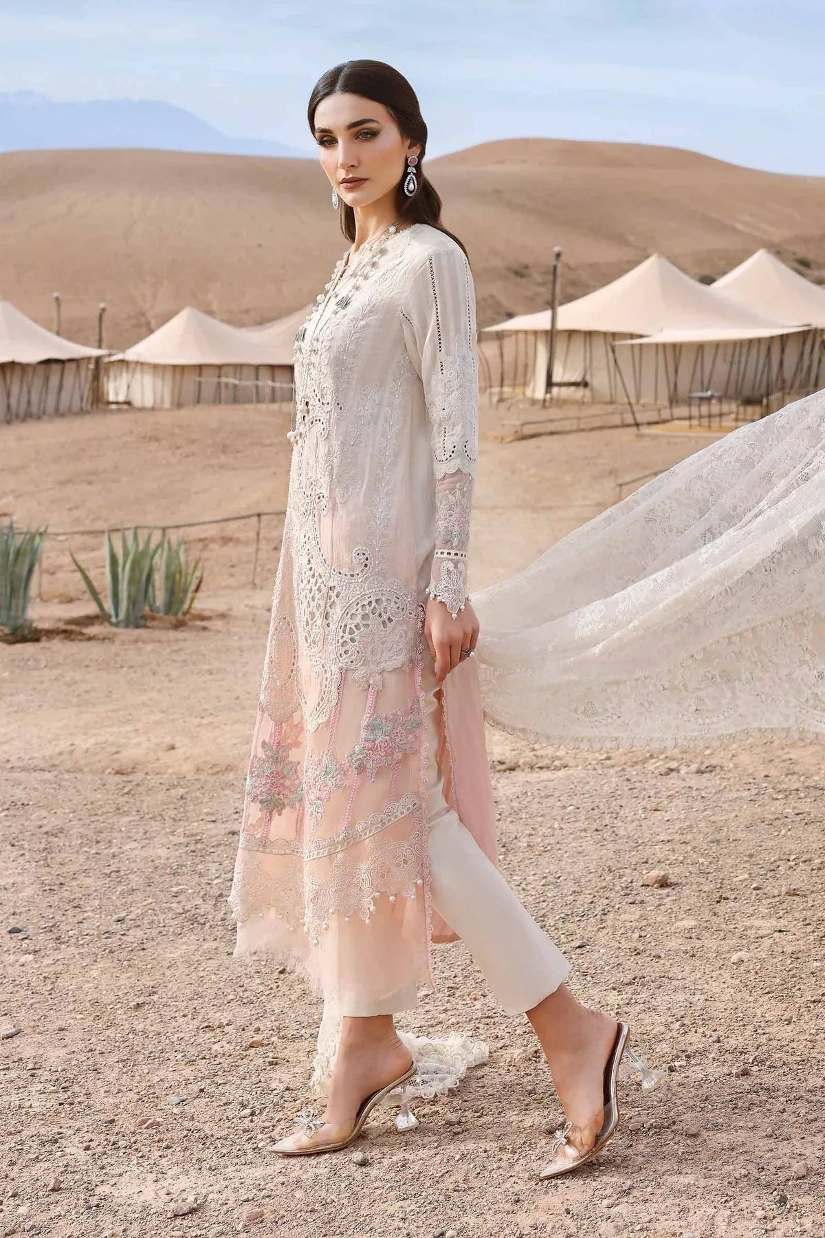 Maria B | Luxury Lawn 25 | D-2515-A - Aqsa Fabrics
