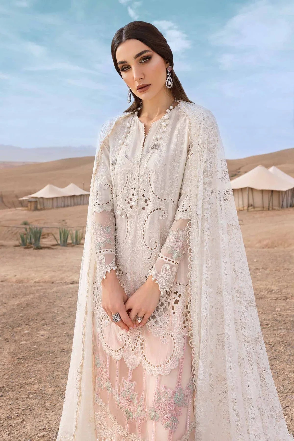 Maria B | Luxury Lawn 25 | D-2515-A - Aqsa Fabrics