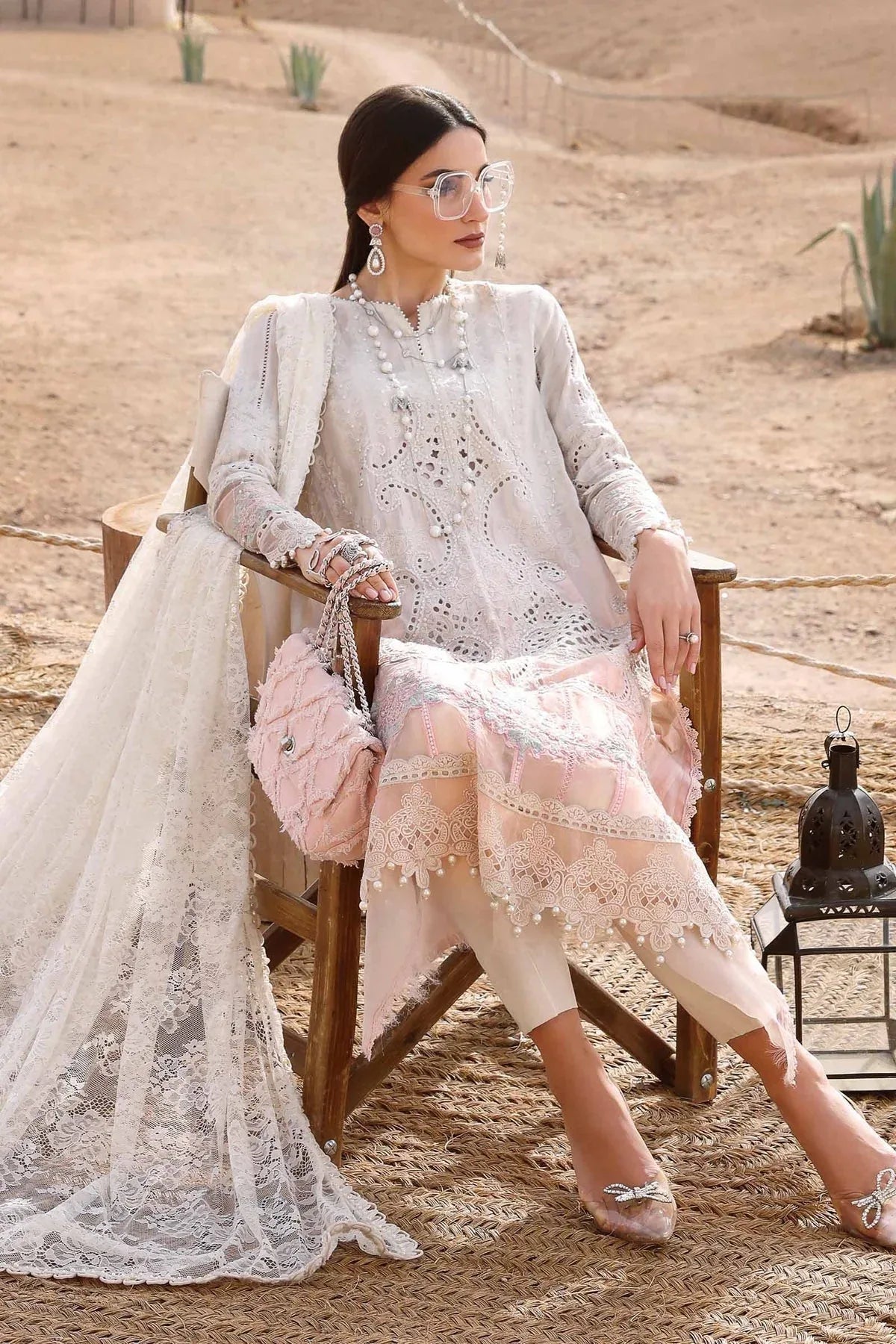 Maria B | Luxury Lawn 25 | D-2515-A - Aqsa Fabrics