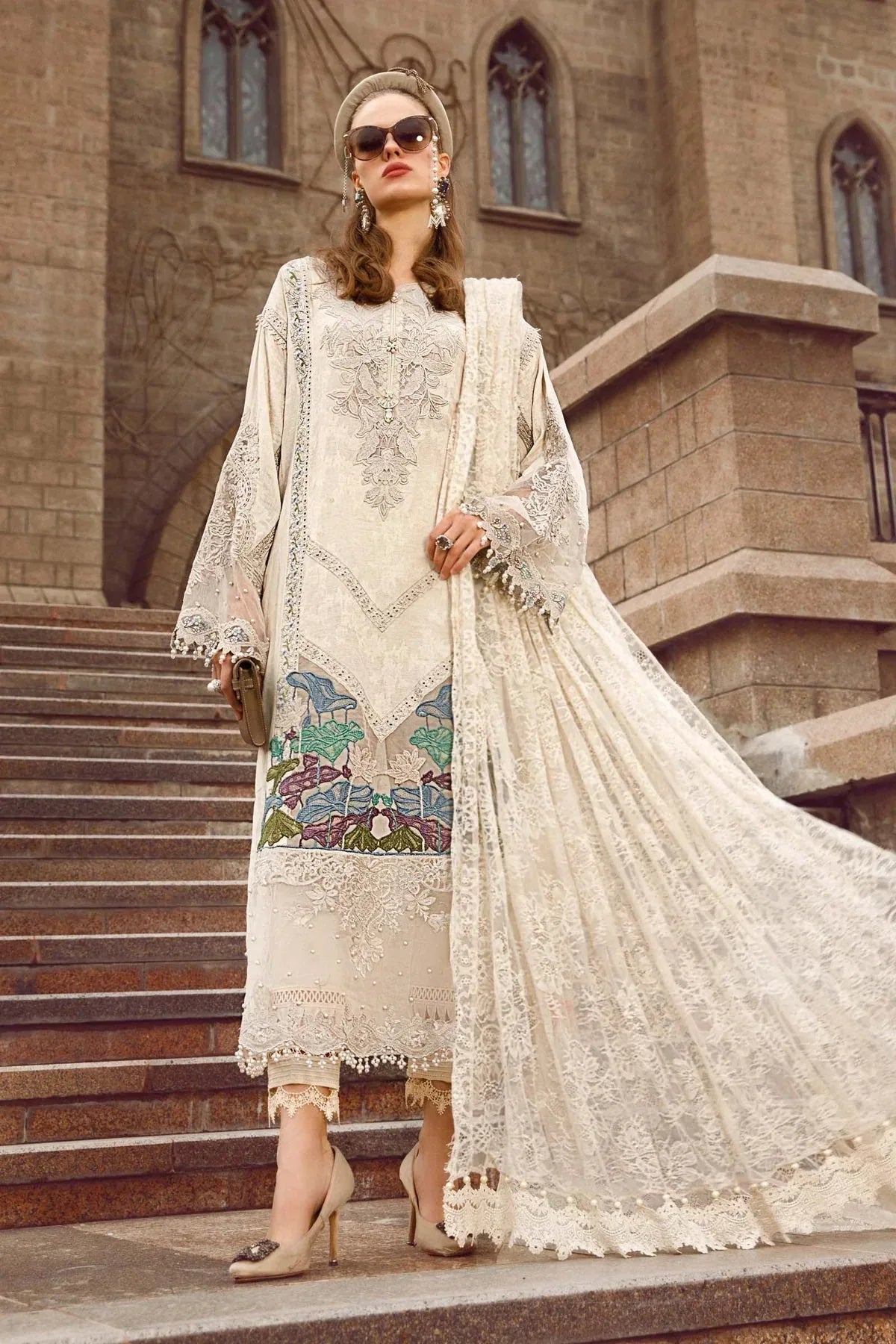 Maria B | Luxury Lawn |  D-2307-B - Aqsa Fabrics