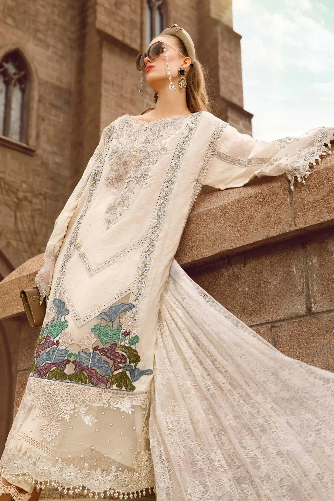 Maria B | Luxury Lawn |  D-2307-B - Aqsa Fabrics