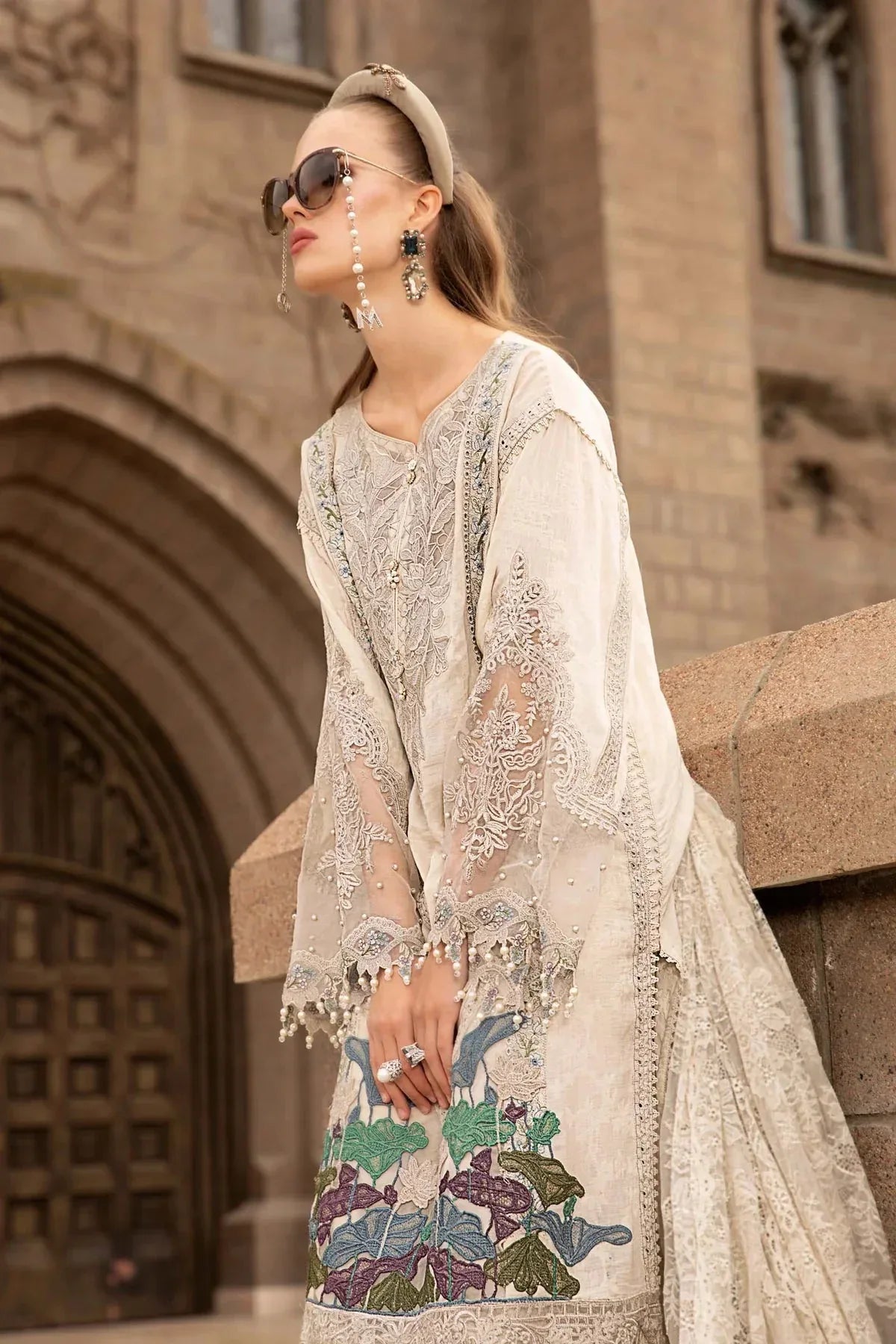 Maria B | Luxury Lawn |  D-2307-B - Aqsa Fabrics