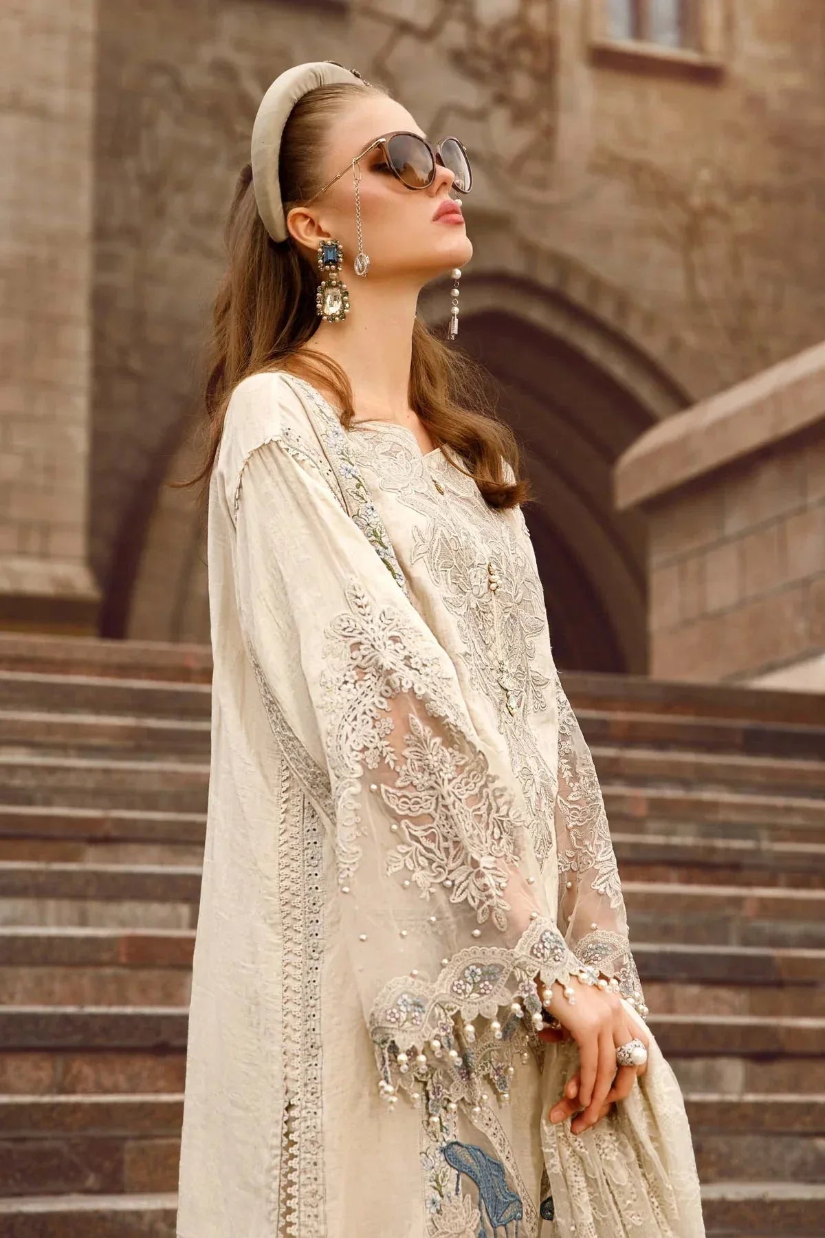 Maria B | Luxury Lawn |  D-2307-B - Aqsa Fabrics