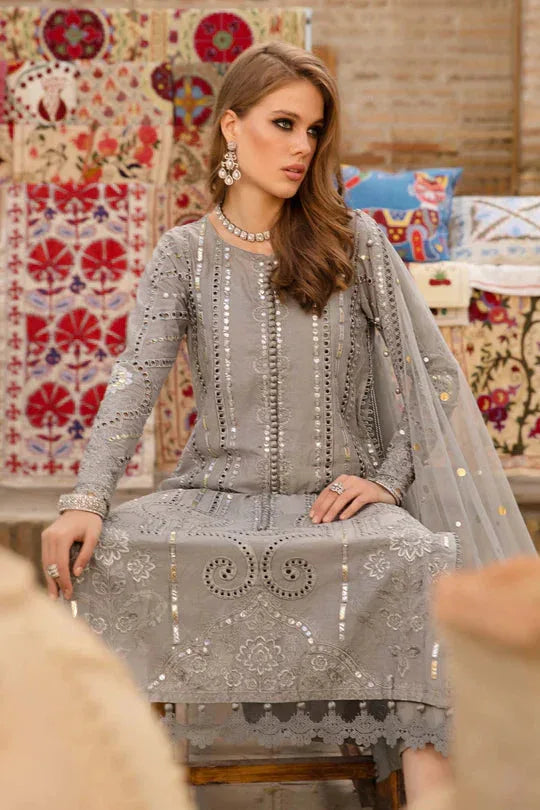 Maria B | Luxury Lawn | D-2308-B - Aqsa Fabrics