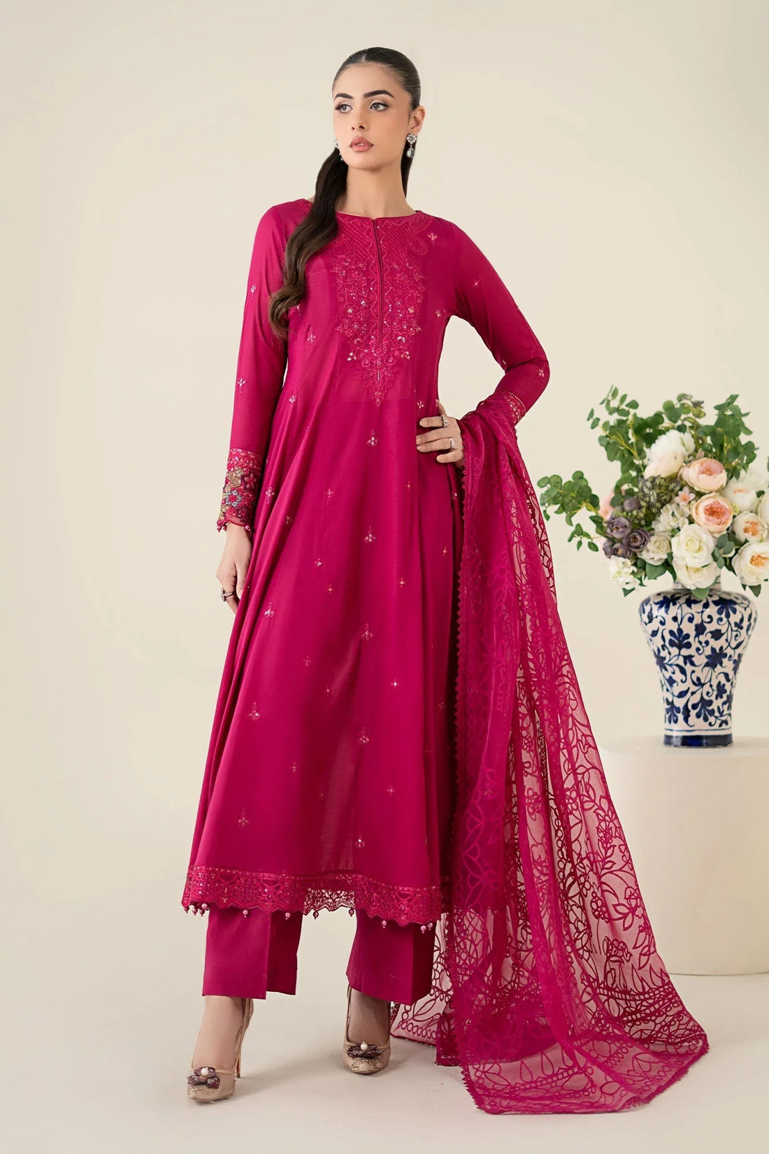 Maria B | Luxury Pret 25 | DW-EA25-08 - Aqsa Fabrics