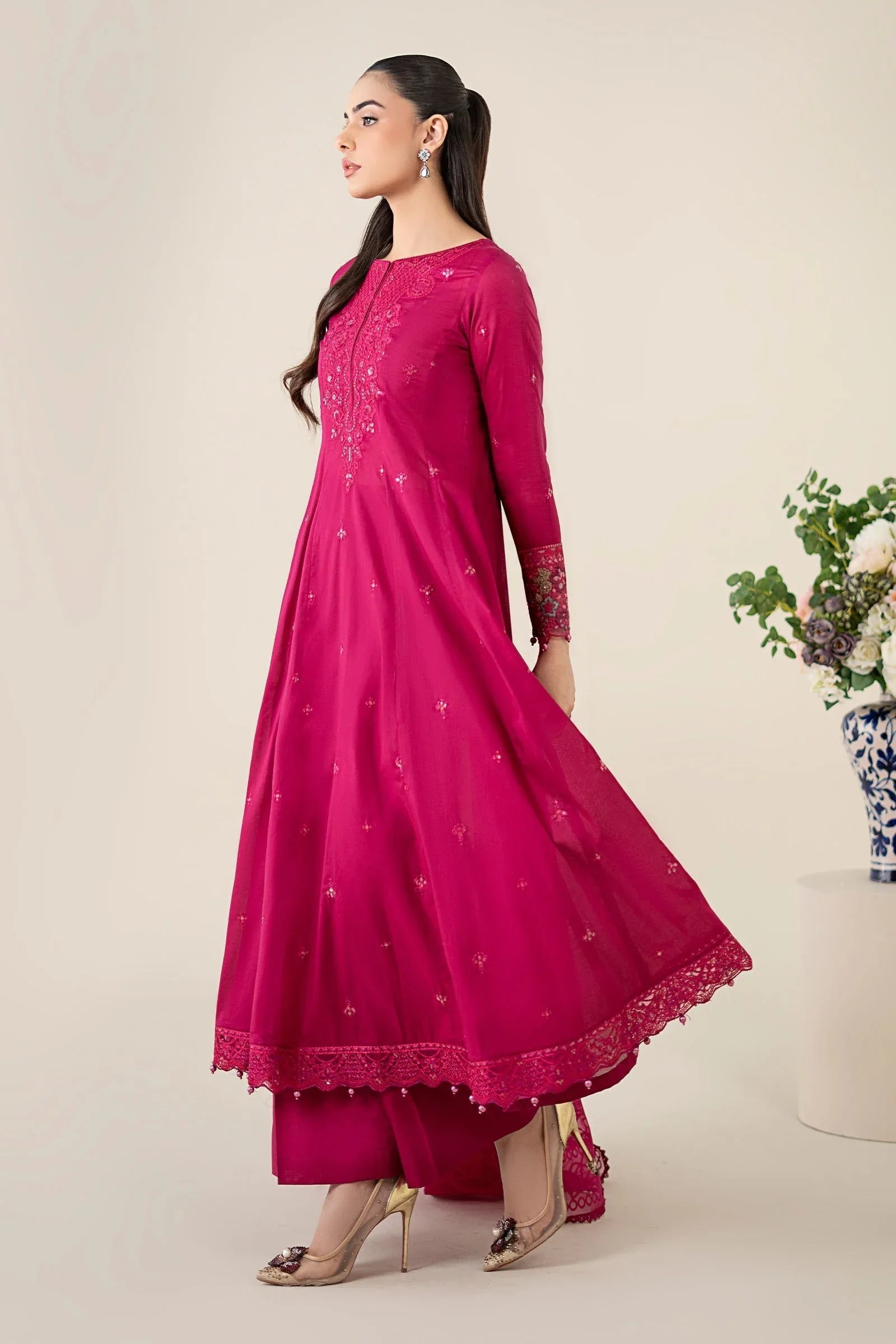 Maria B | Luxury Pret 25 | DW-EA25-08 - Aqsa Fabrics