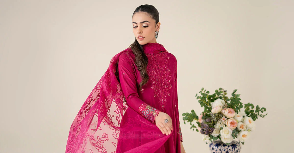 Maria B | Luxury Pret 25 | DW-EA25-08 - Aqsa Fabrics