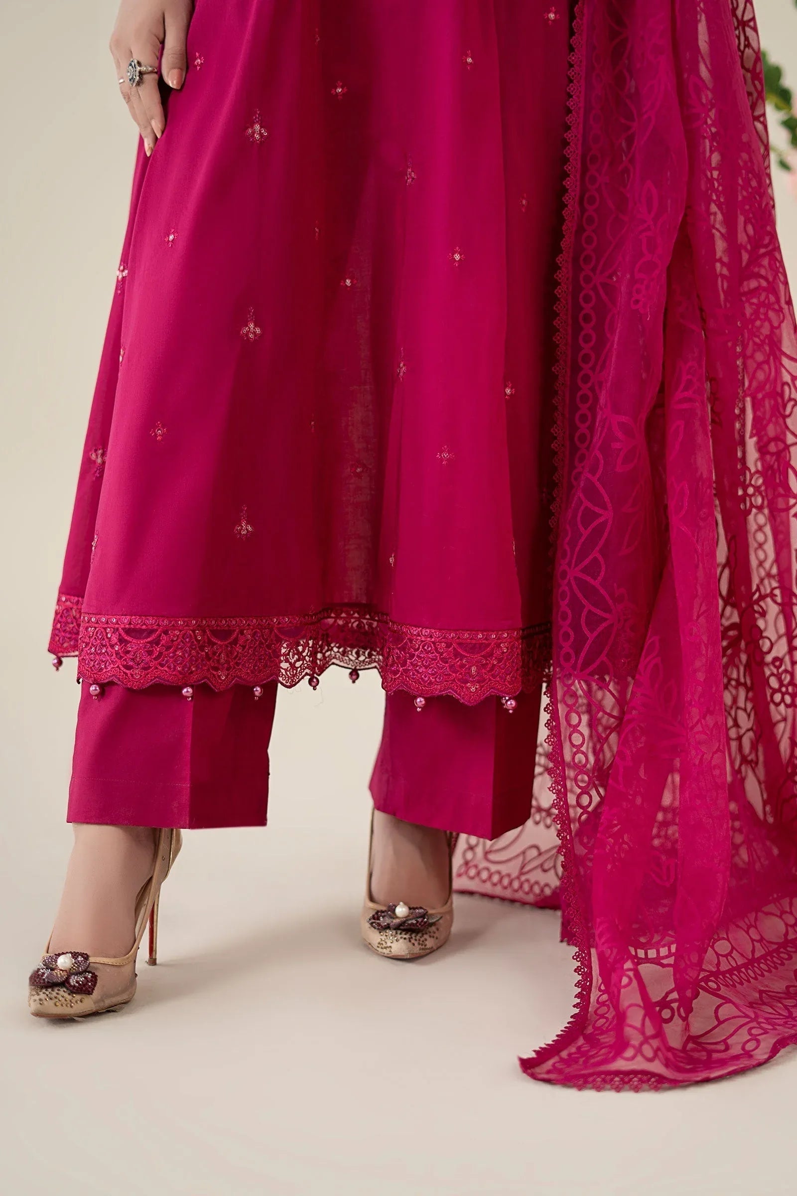 Maria B | Luxury Pret 25 | DW-EA25-08 - Aqsa Fabrics