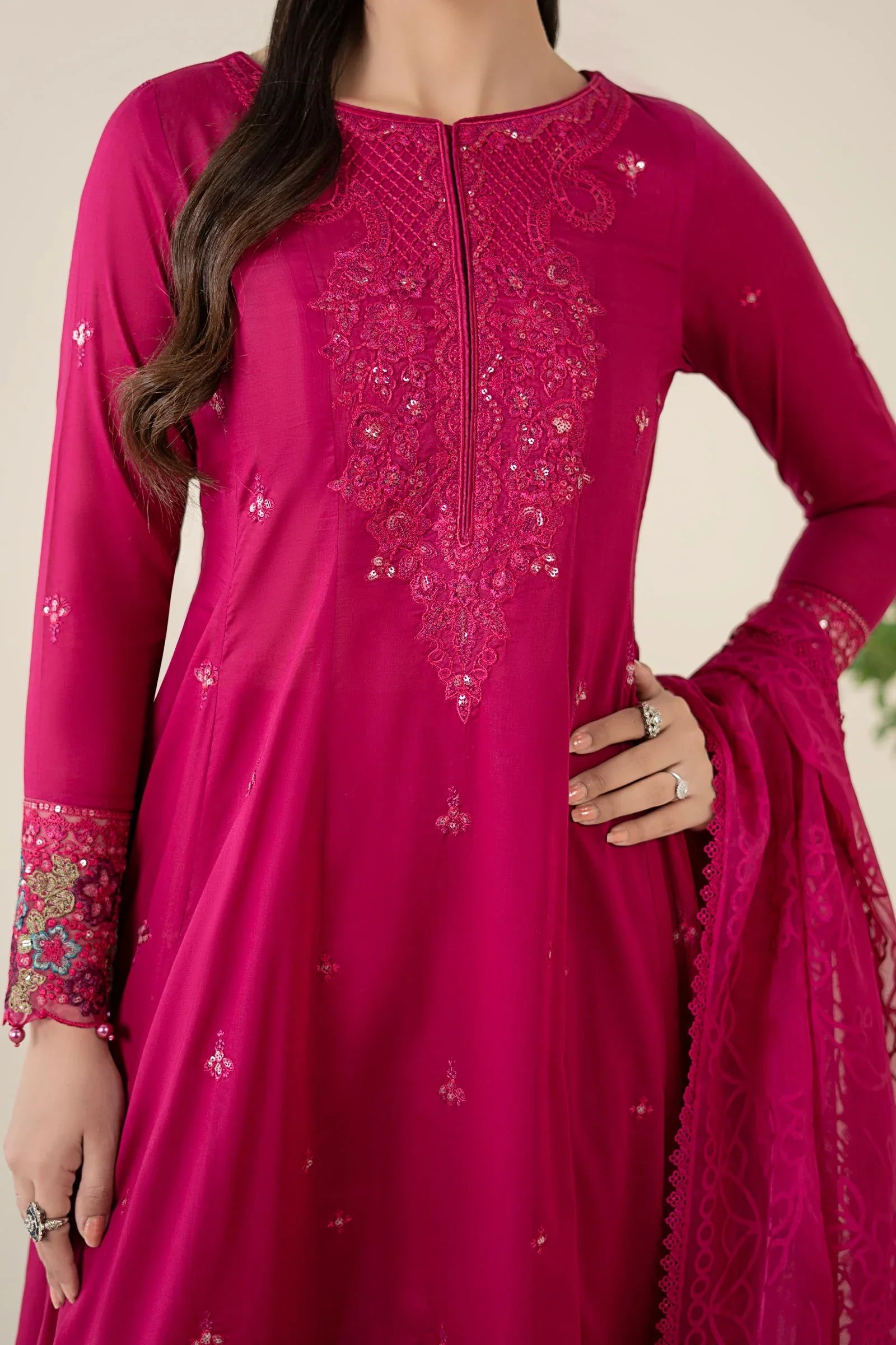 Maria B | Luxury Pret 25 | DW-EA25-08 - Aqsa Fabrics