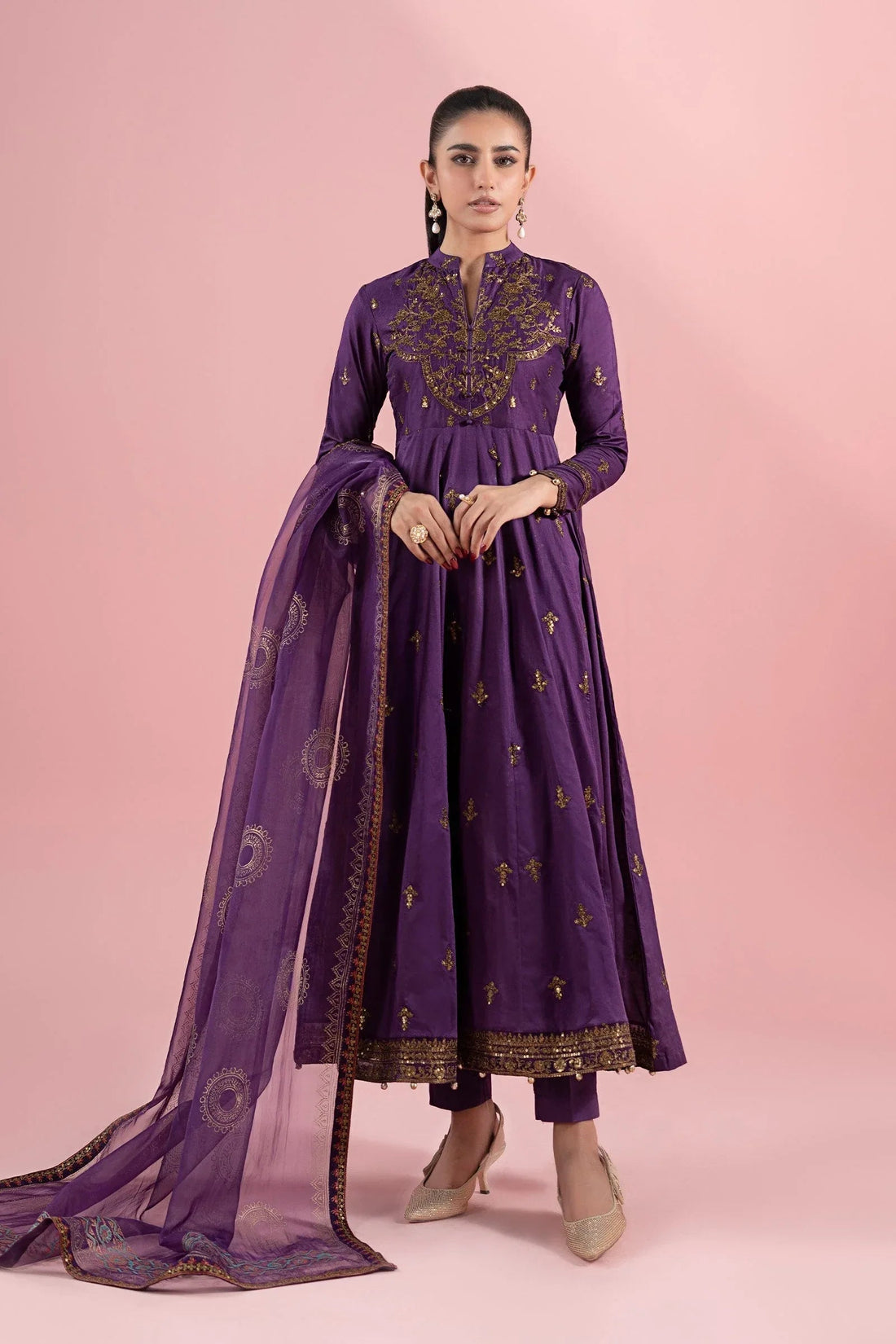 Maria B | Luxury Pret 25 |  DW-EA25-12 - Aqsa Fabrics