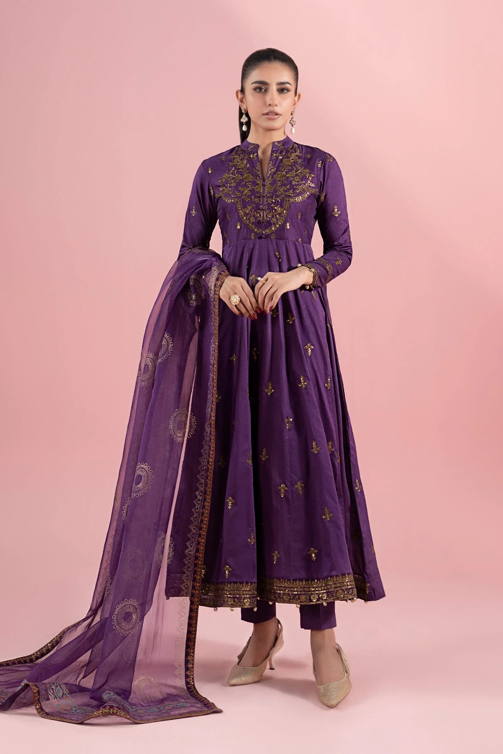 Maria B | Luxury Pret 25 |  DW-EA25-12 - Aqsa Fabrics