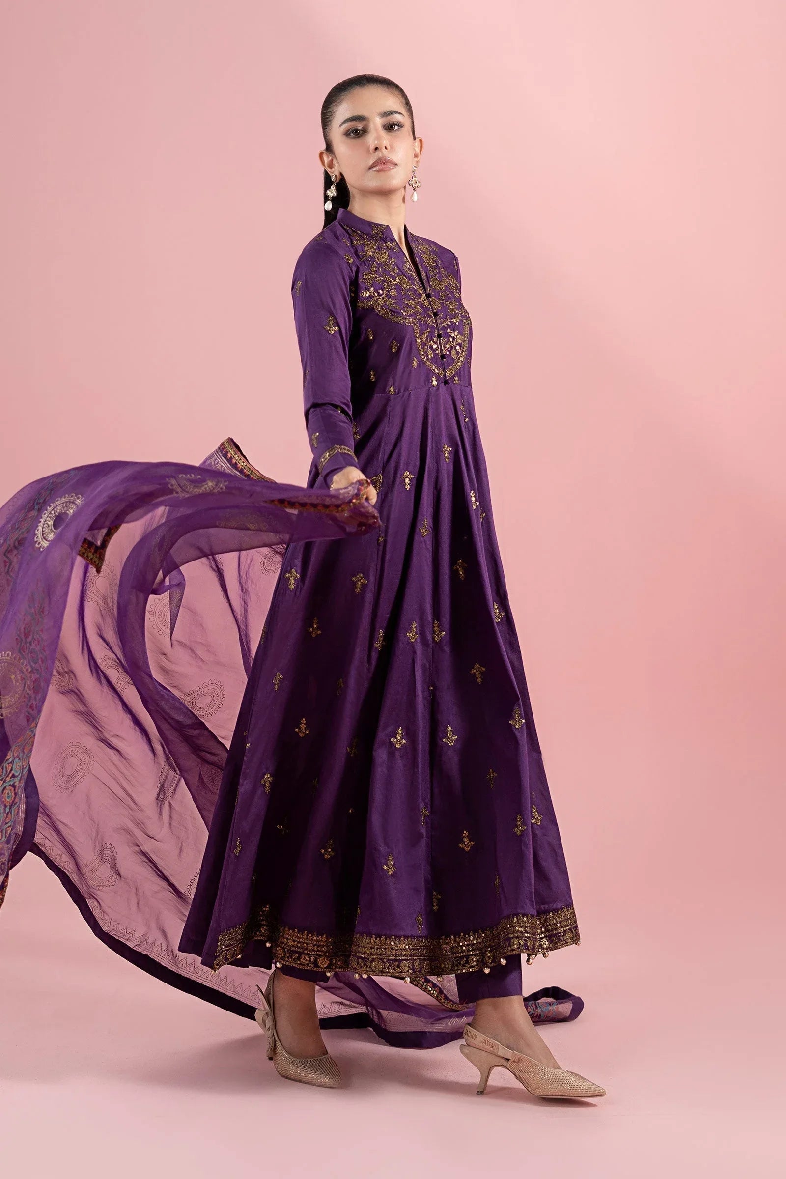 Maria B | Luxury Pret 25 |  DW-EA25-12 - Aqsa Fabrics