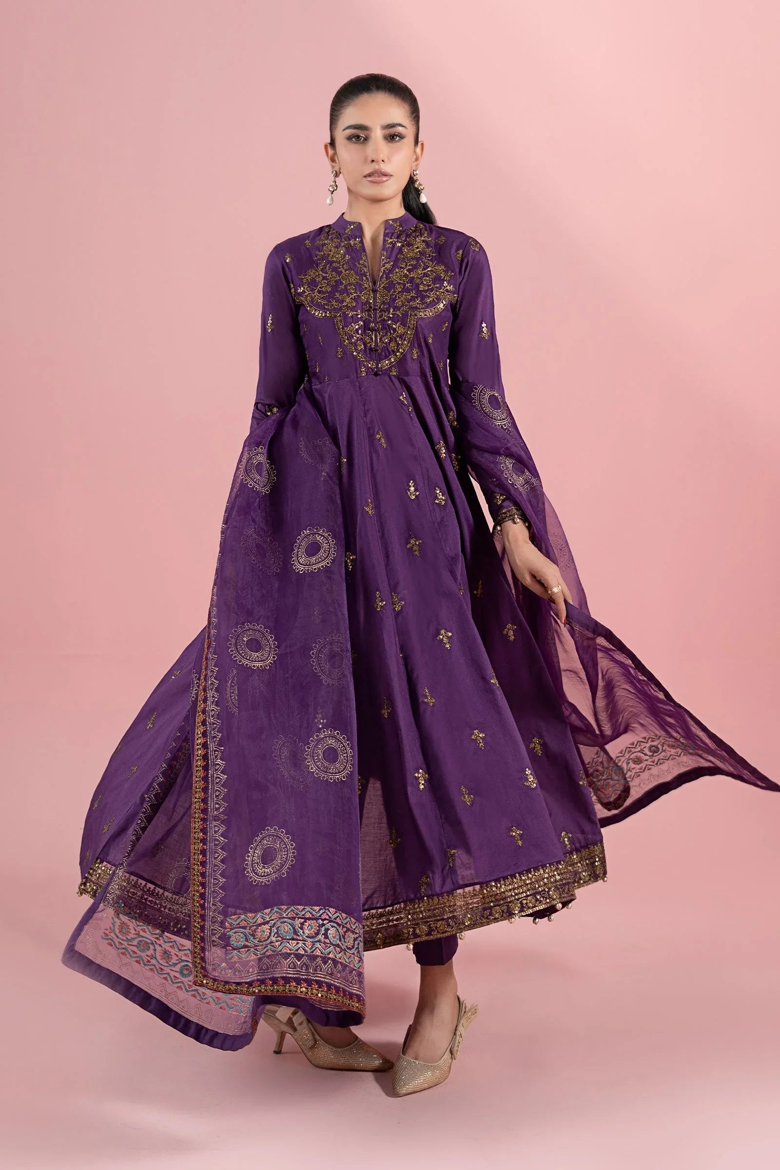 Maria B | Luxury Pret 25 |  DW-EA25-12 - Aqsa Fabrics