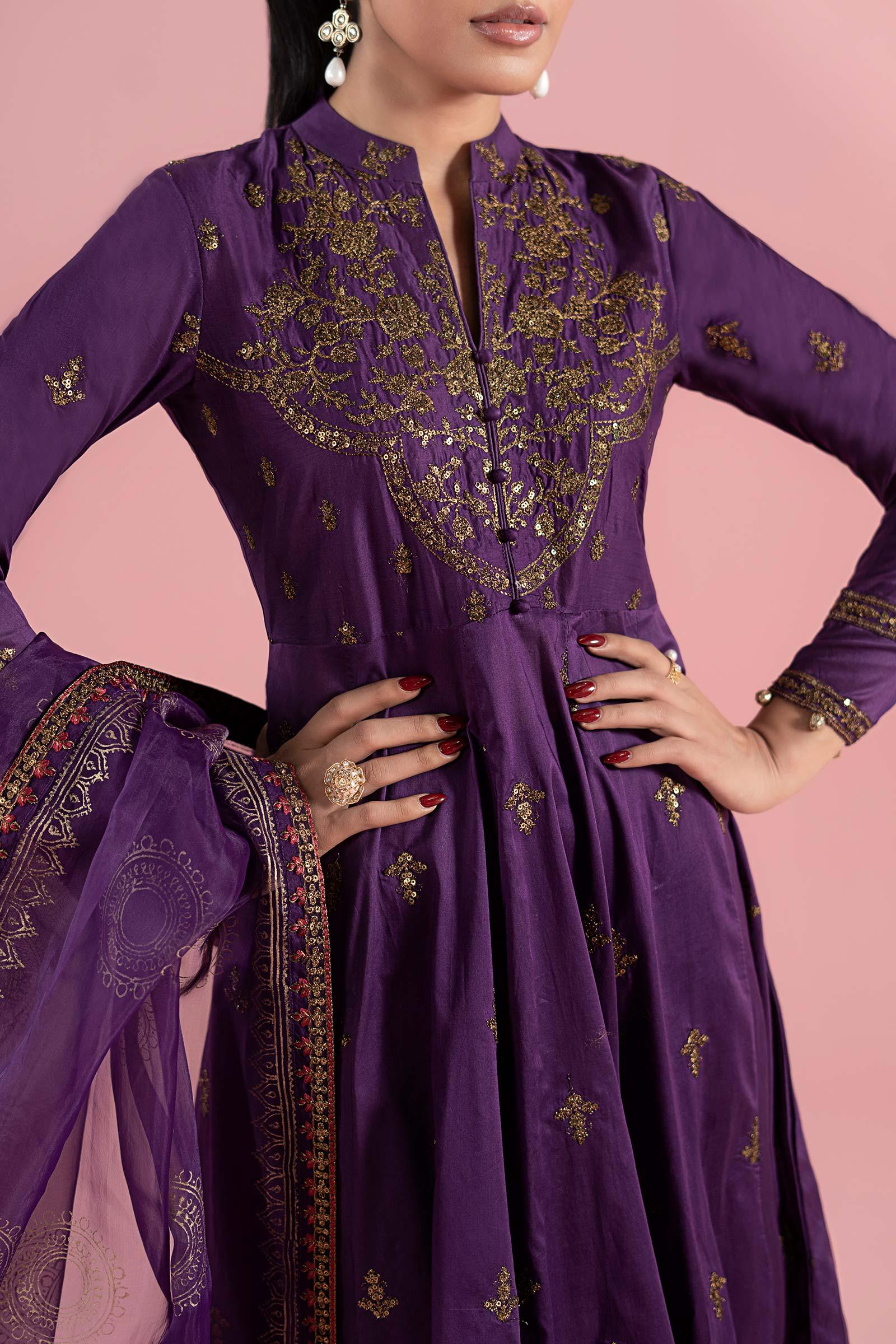 Maria B | Luxury Pret 25 |  DW-EA25-12 - Aqsa Fabrics
