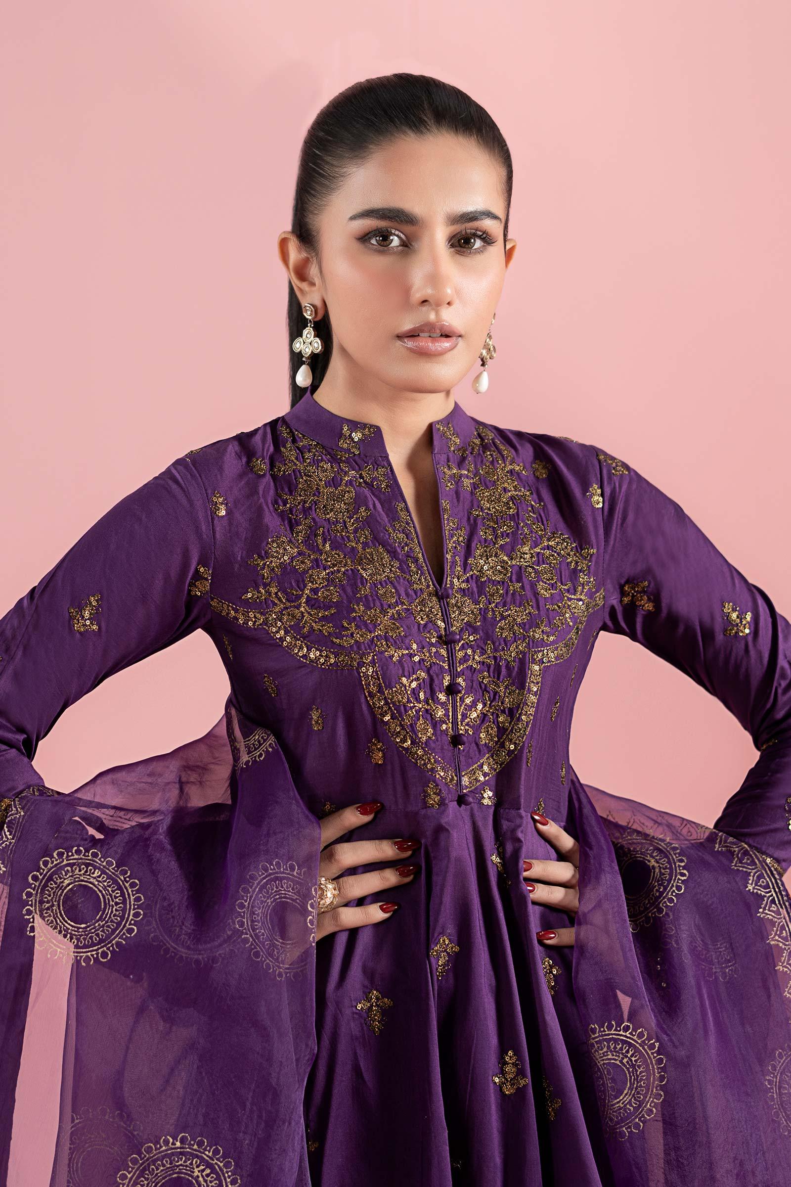 Maria B | Luxury Pret 25 |  DW-EA25-12 - Aqsa Fabrics