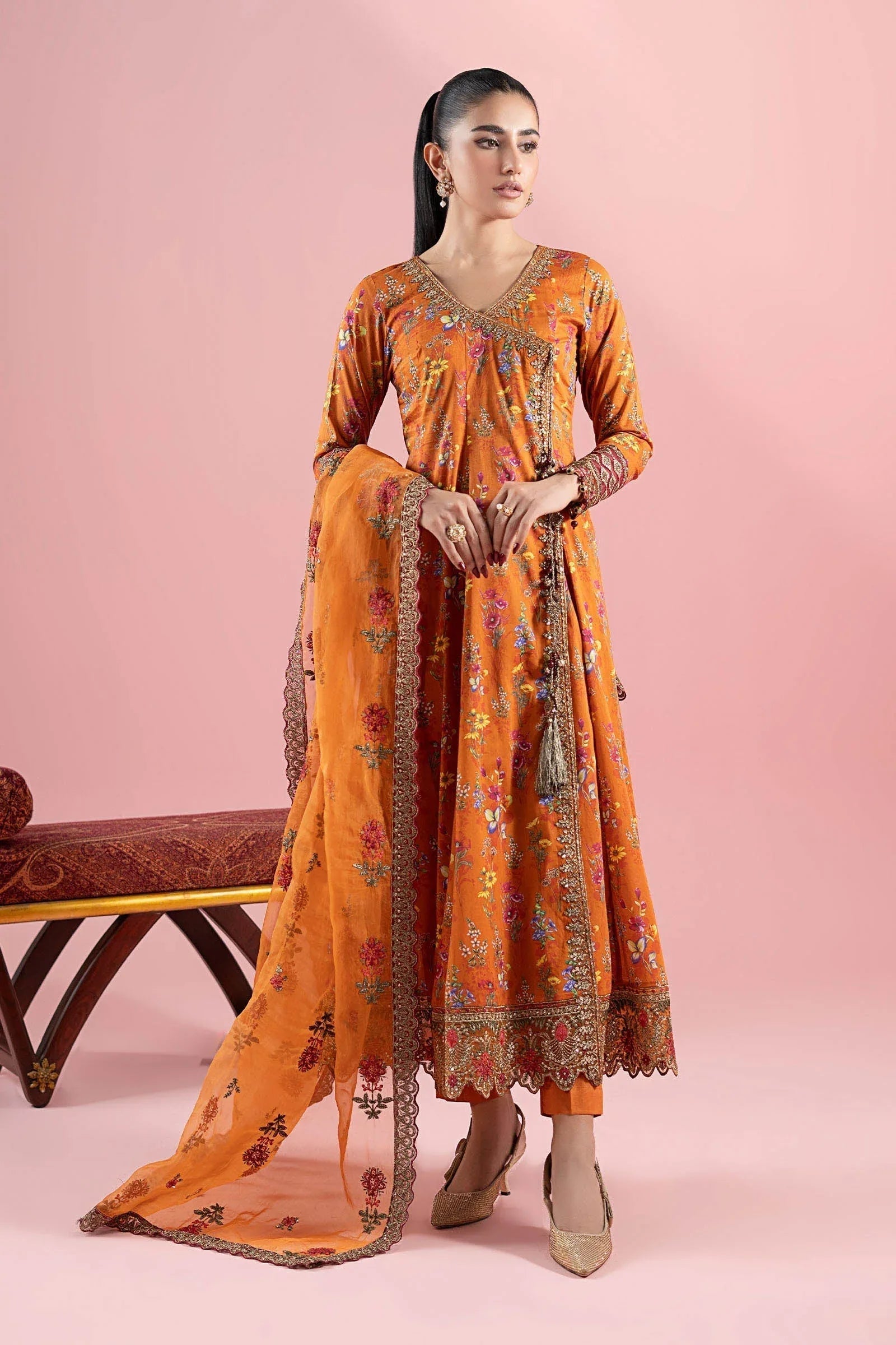 Maria B | Luxury Pret 25 | DW-EA25-17 - Aqsa Fabrics
