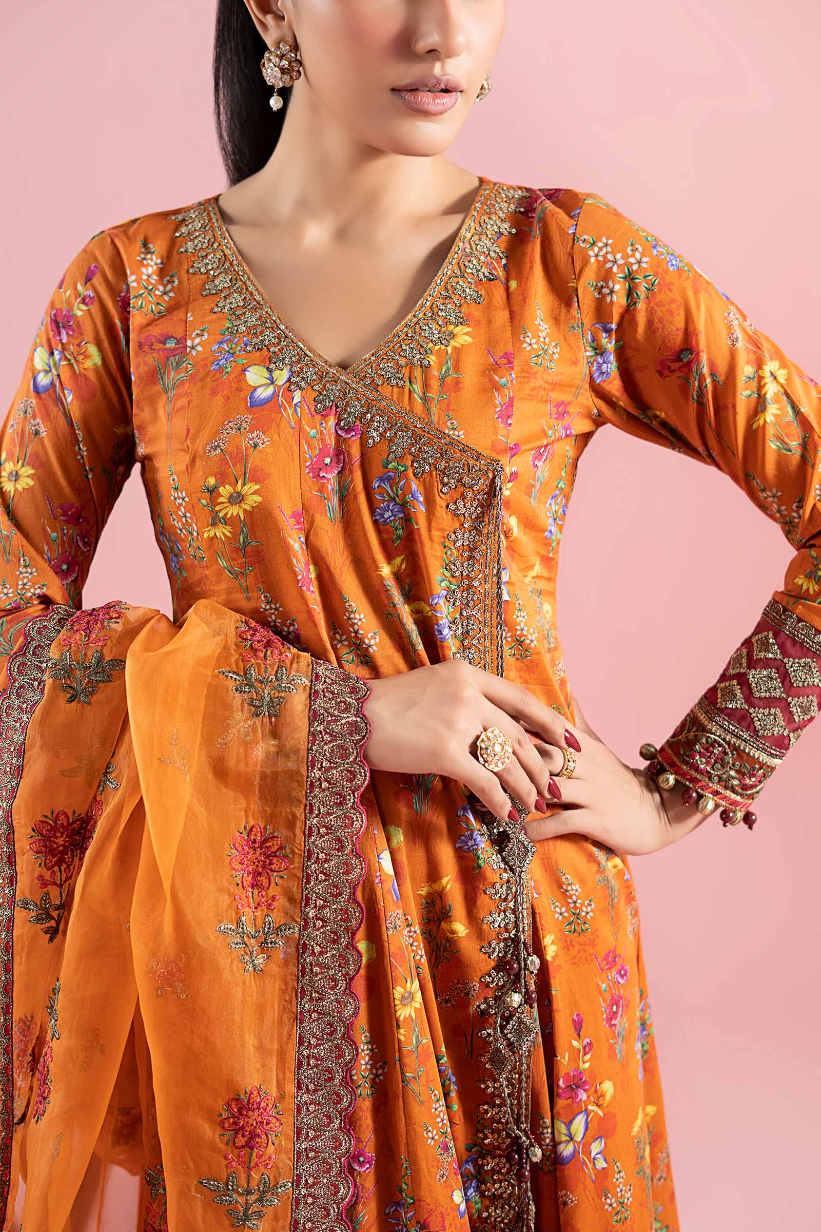 Maria B | Luxury Pret 25 | DW-EA25-17 - Aqsa Fabrics