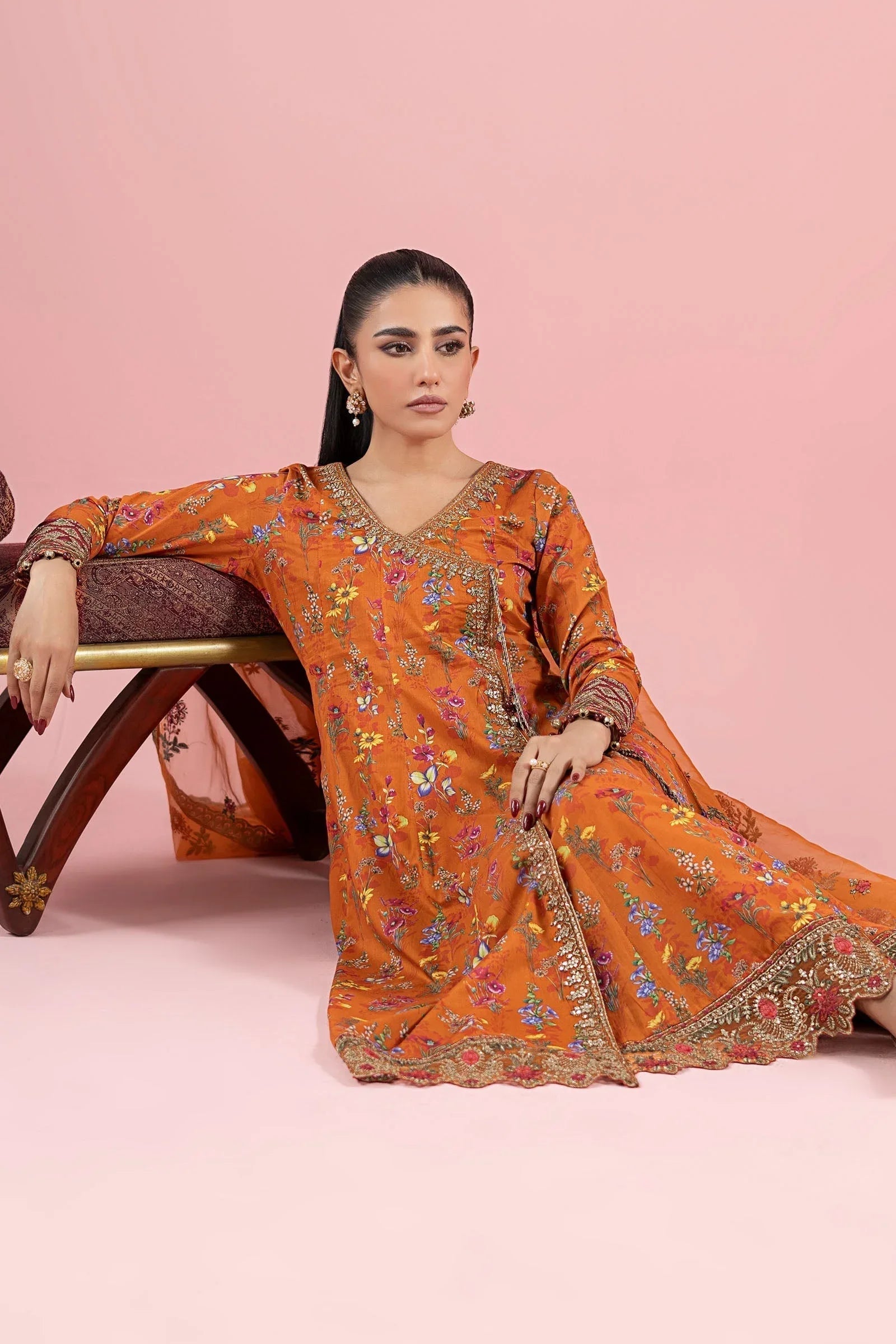 Maria B | Luxury Pret 25 | DW-EA25-17 - Aqsa Fabrics