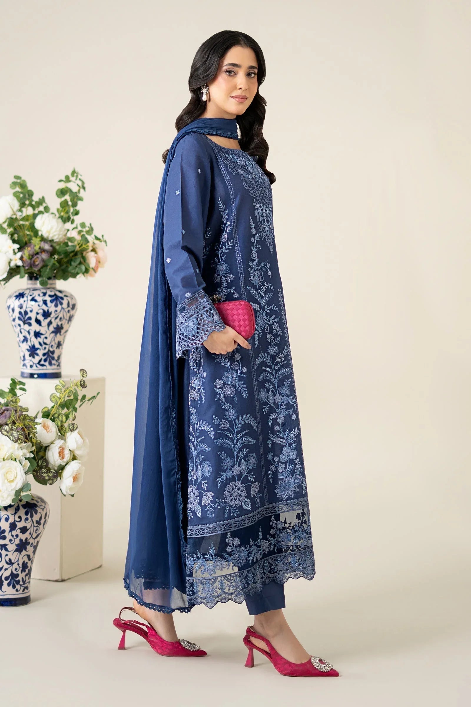 Maria B | Luxury Pret 25 | DW-EA25-21 - Aqsa Fabrics