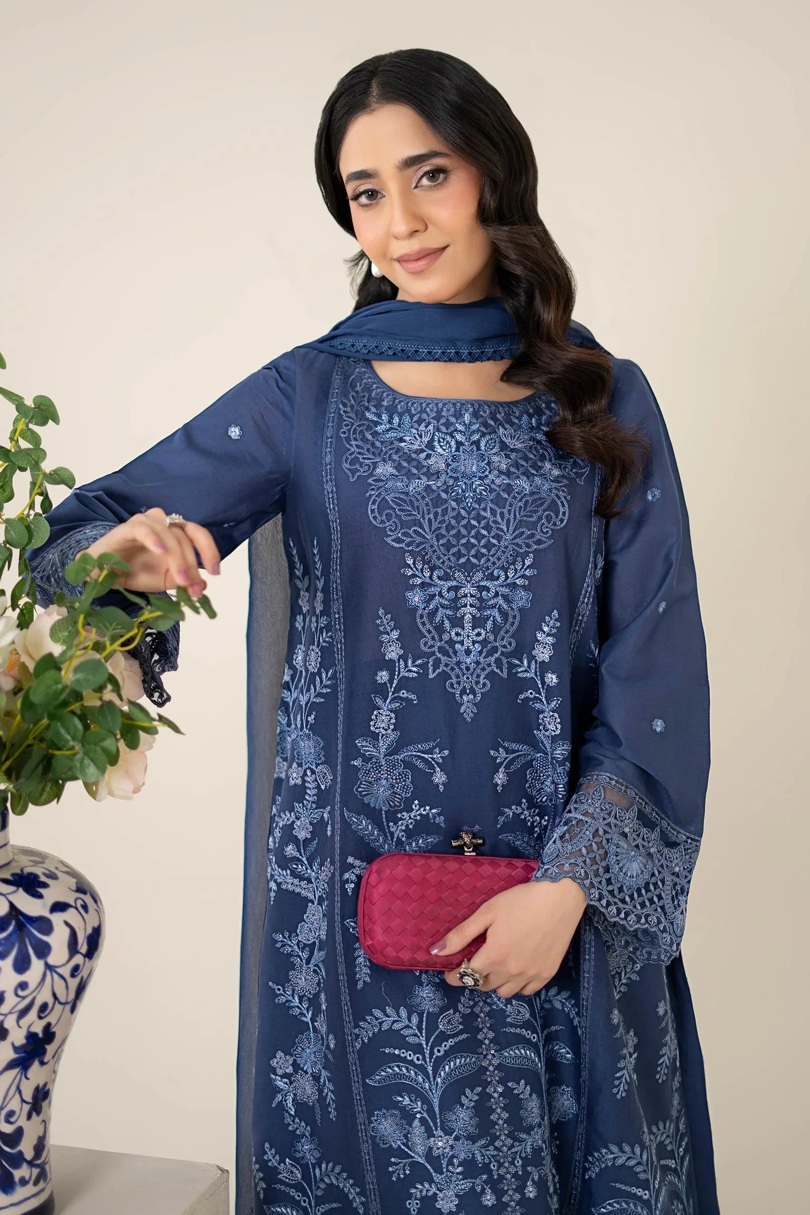 Maria B | Luxury Pret 25 | DW-EA25-21 - Aqsa Fabrics