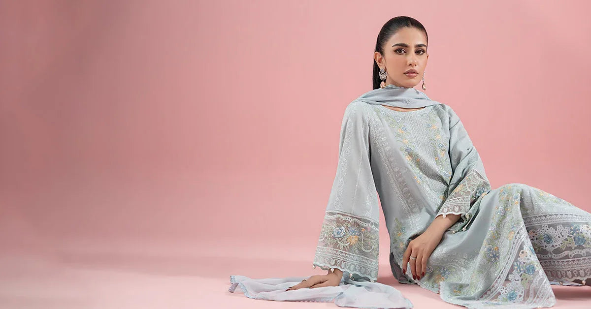 Maria B | Luxury Pret 25 | DW-EA25-25 - Aqsa Fabrics