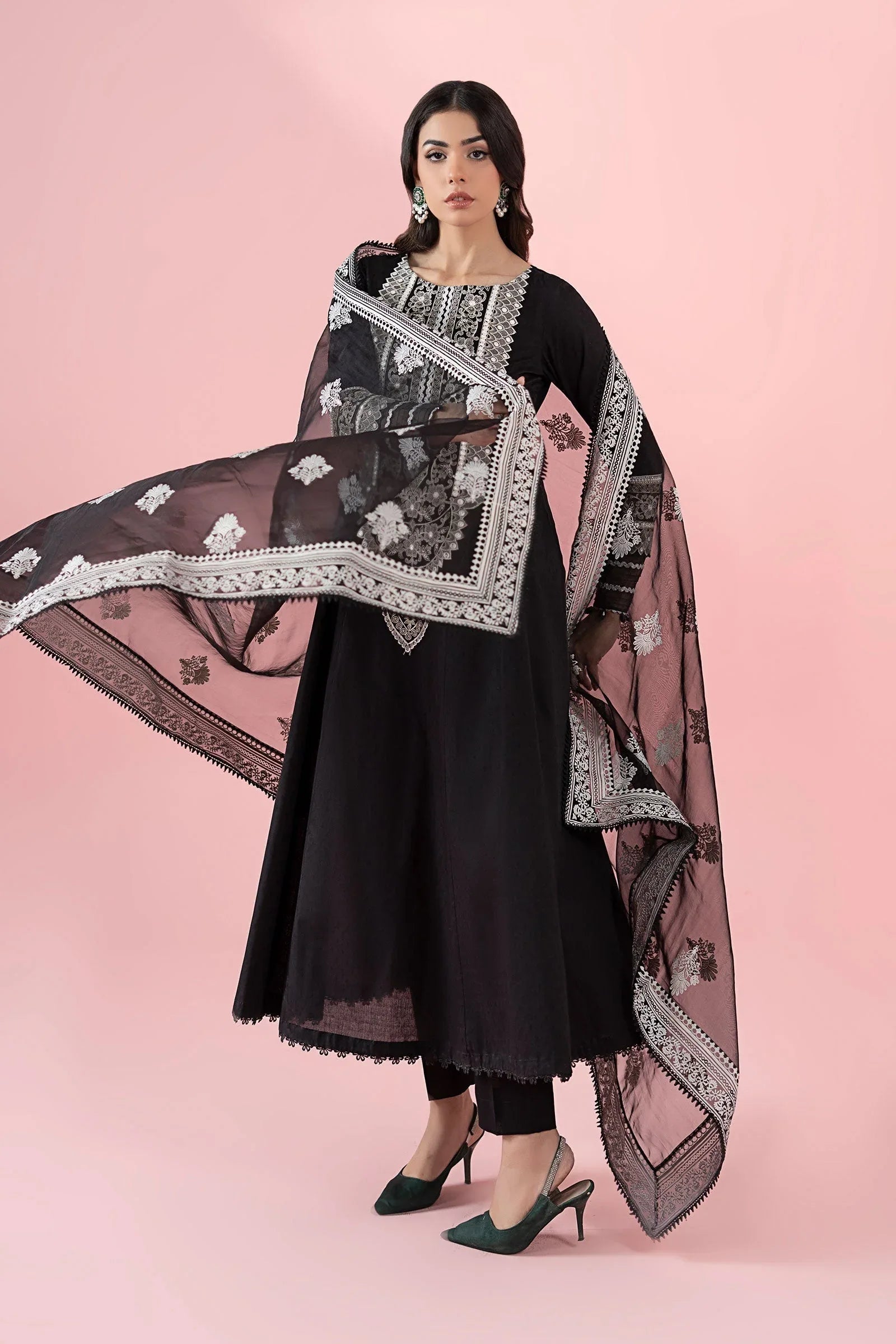 Maria B | Luxury Pret 25 | DW-EA25-37 - Aqsa Fabrics