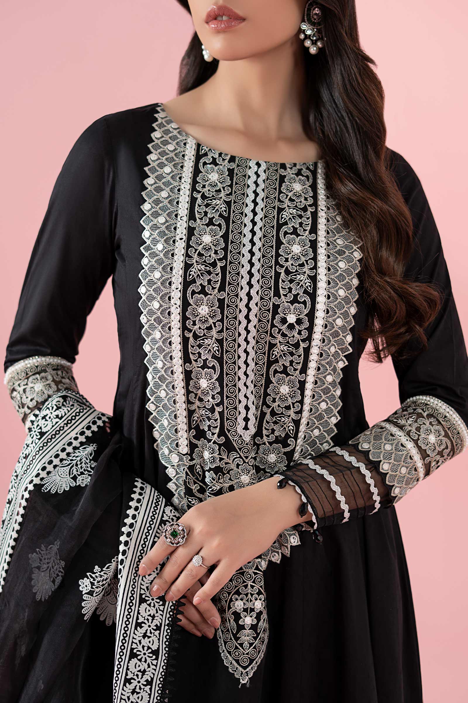 Maria B | Luxury Pret 25 | DW-EA25-37 - Aqsa Fabrics