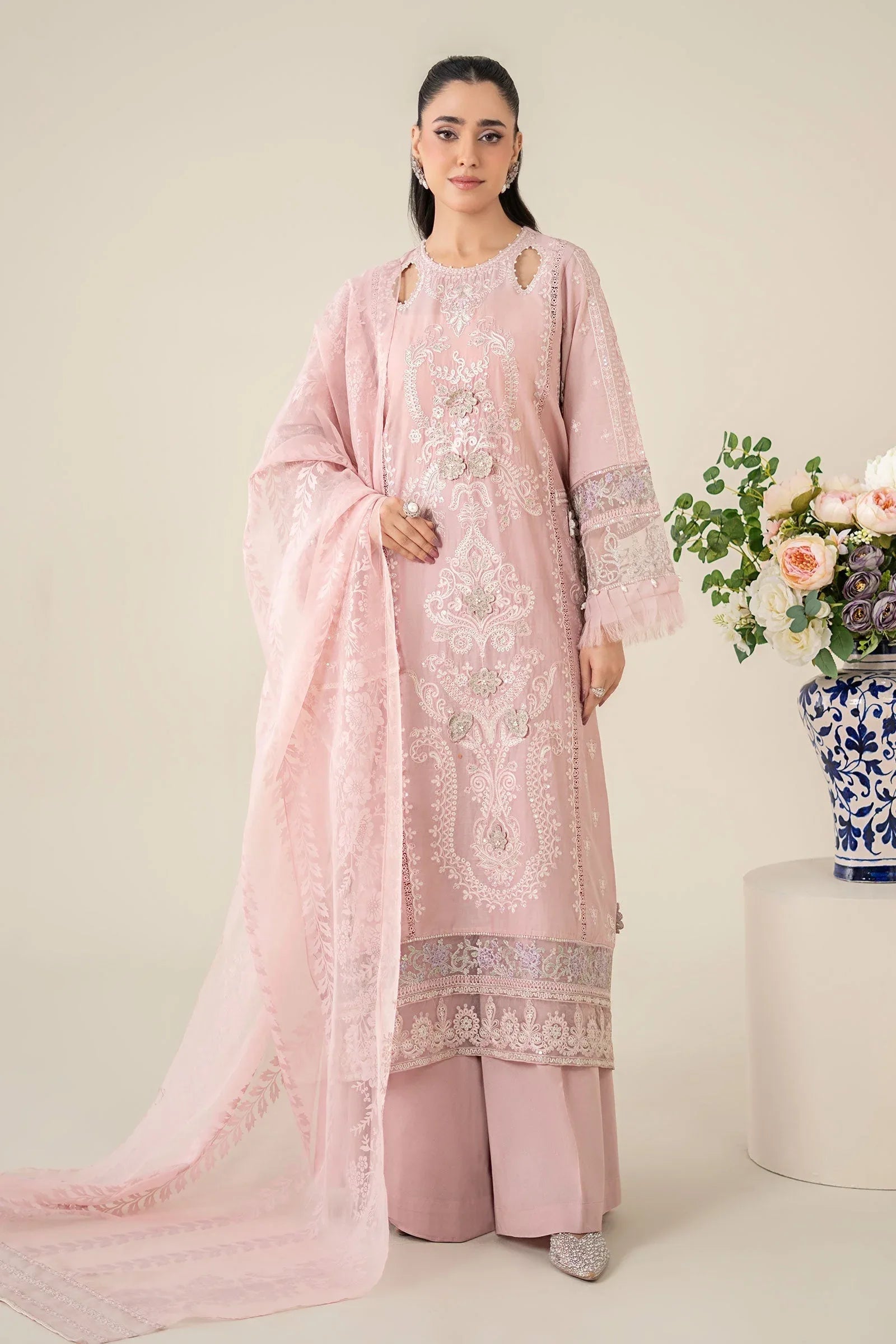 Maria B | Luxury Pret 25 | DW-EA25-57 - Aqsa Fabrics
