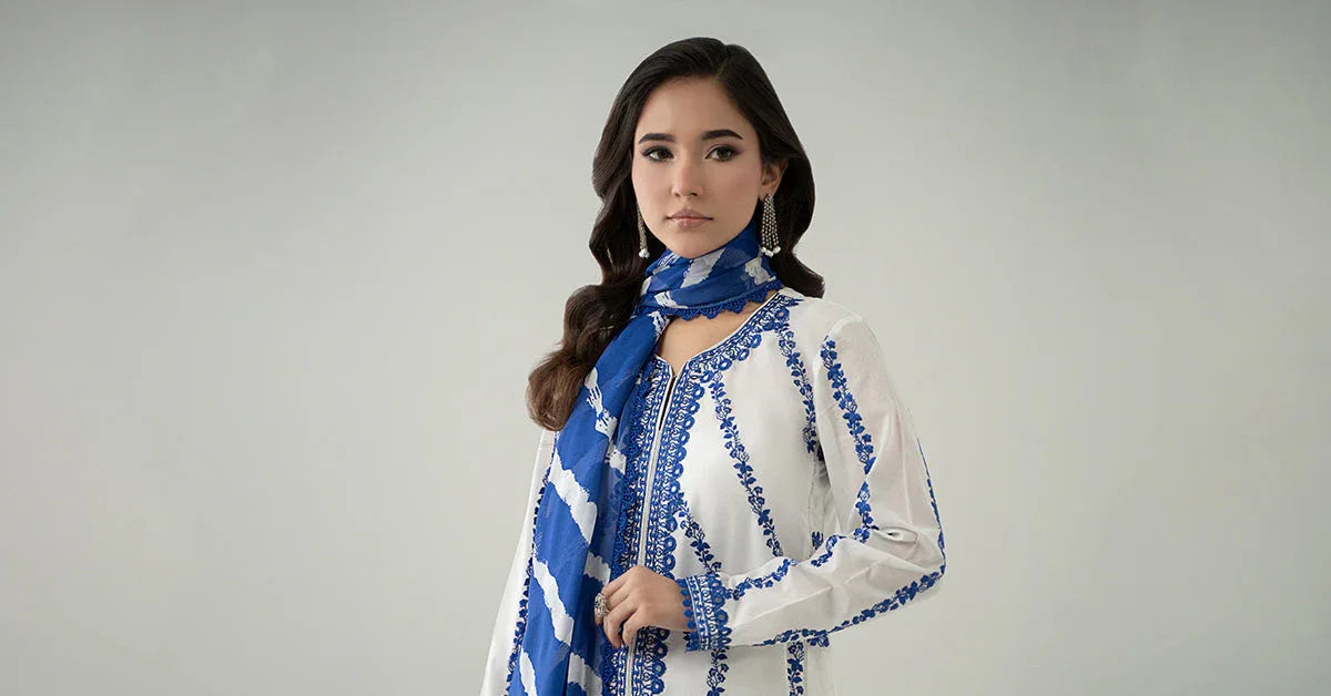 Maria B | Luxury Pret 25 | DW-EA25-60 - Aqsa Fabrics