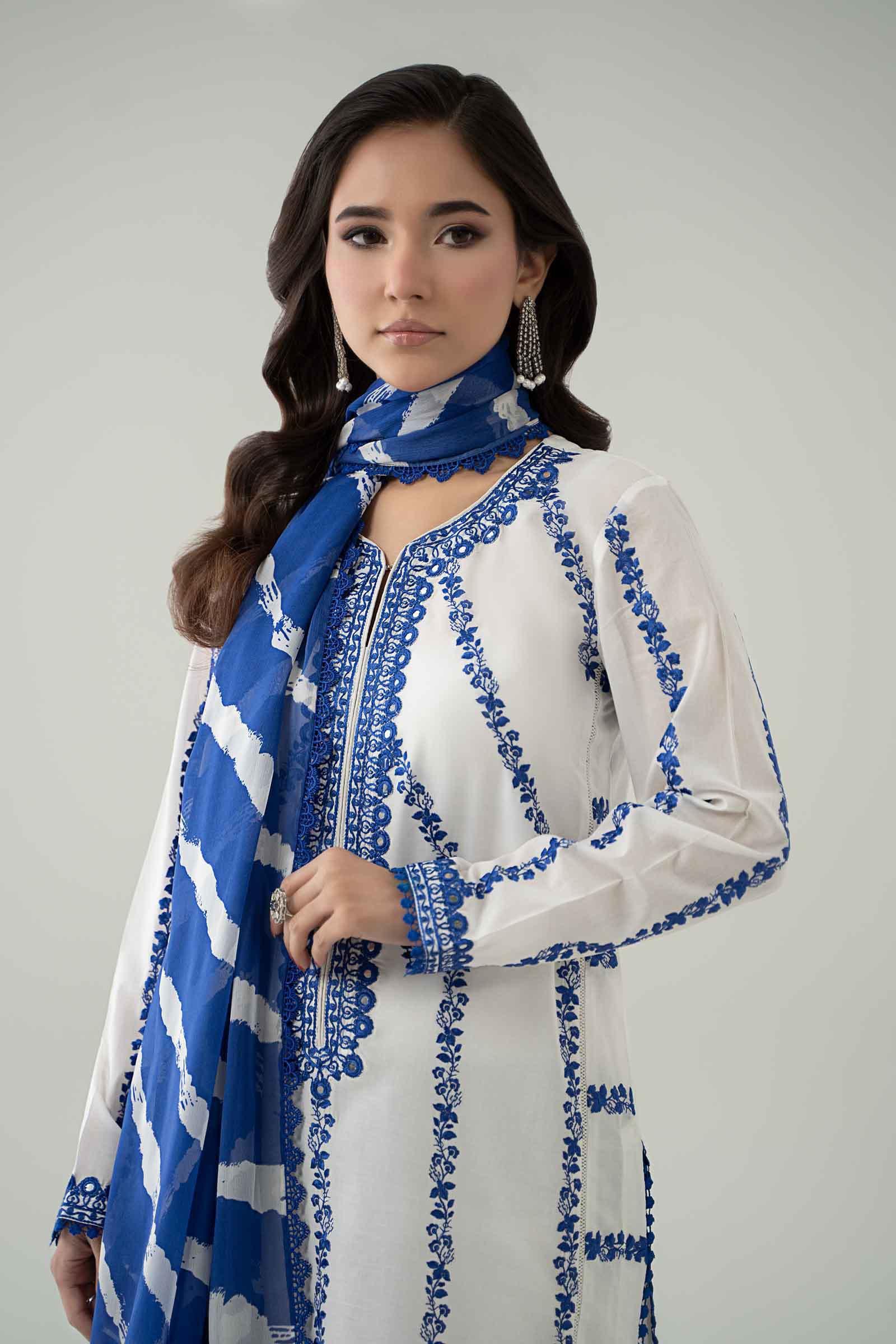 Maria B | Luxury Pret 25 | DW-EA25-60 - Aqsa Fabrics