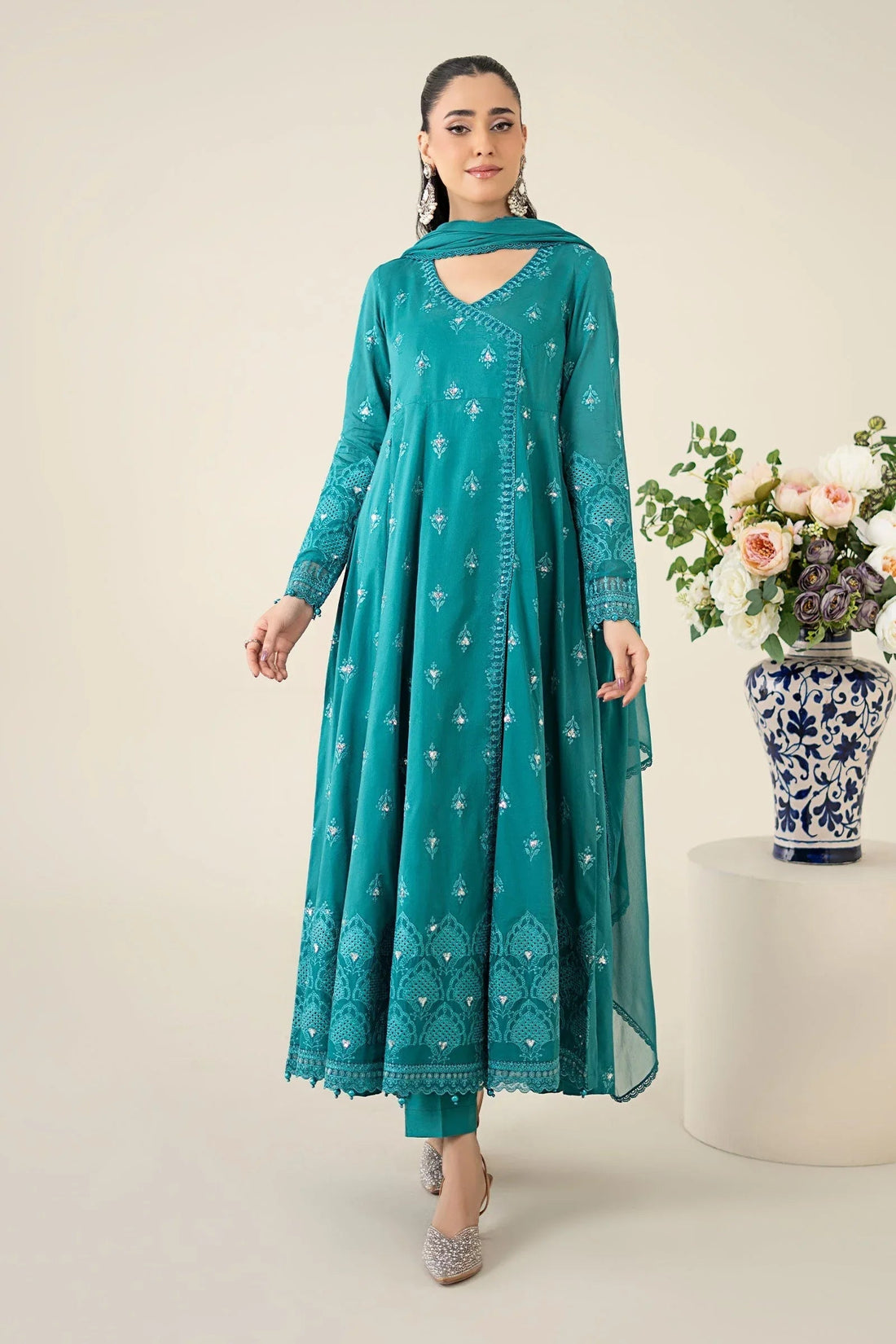 Maria B | Luxury Pret 25 | DW-EA25-61 - Aqsa Fabrics