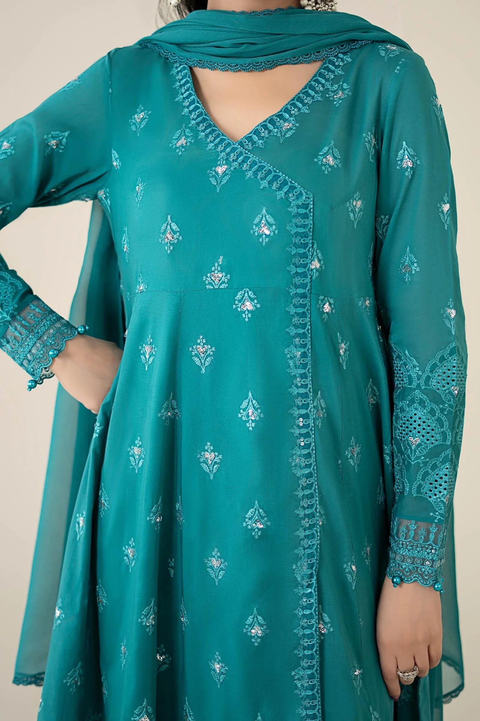 Maria B | Luxury Pret 25 | DW-EA25-61 - Aqsa Fabrics