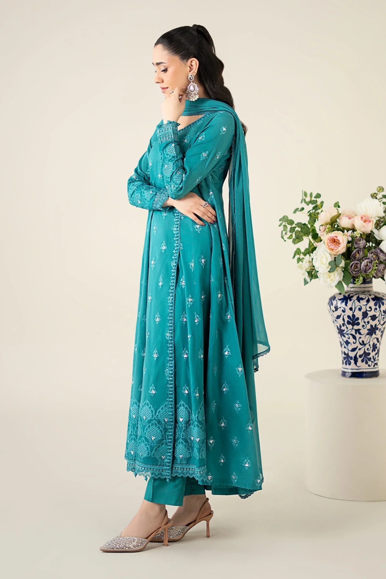 Maria B | Luxury Pret 25 | DW-EA25-61 - Aqsa Fabrics