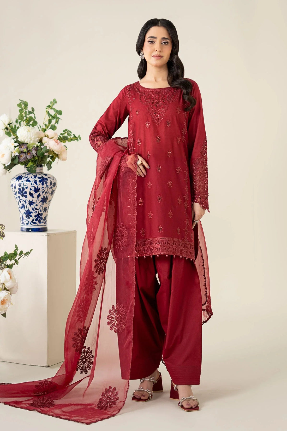 Maria B | Luxury Pret 25 | DW-EA25-68 - Aqsa Fabrics