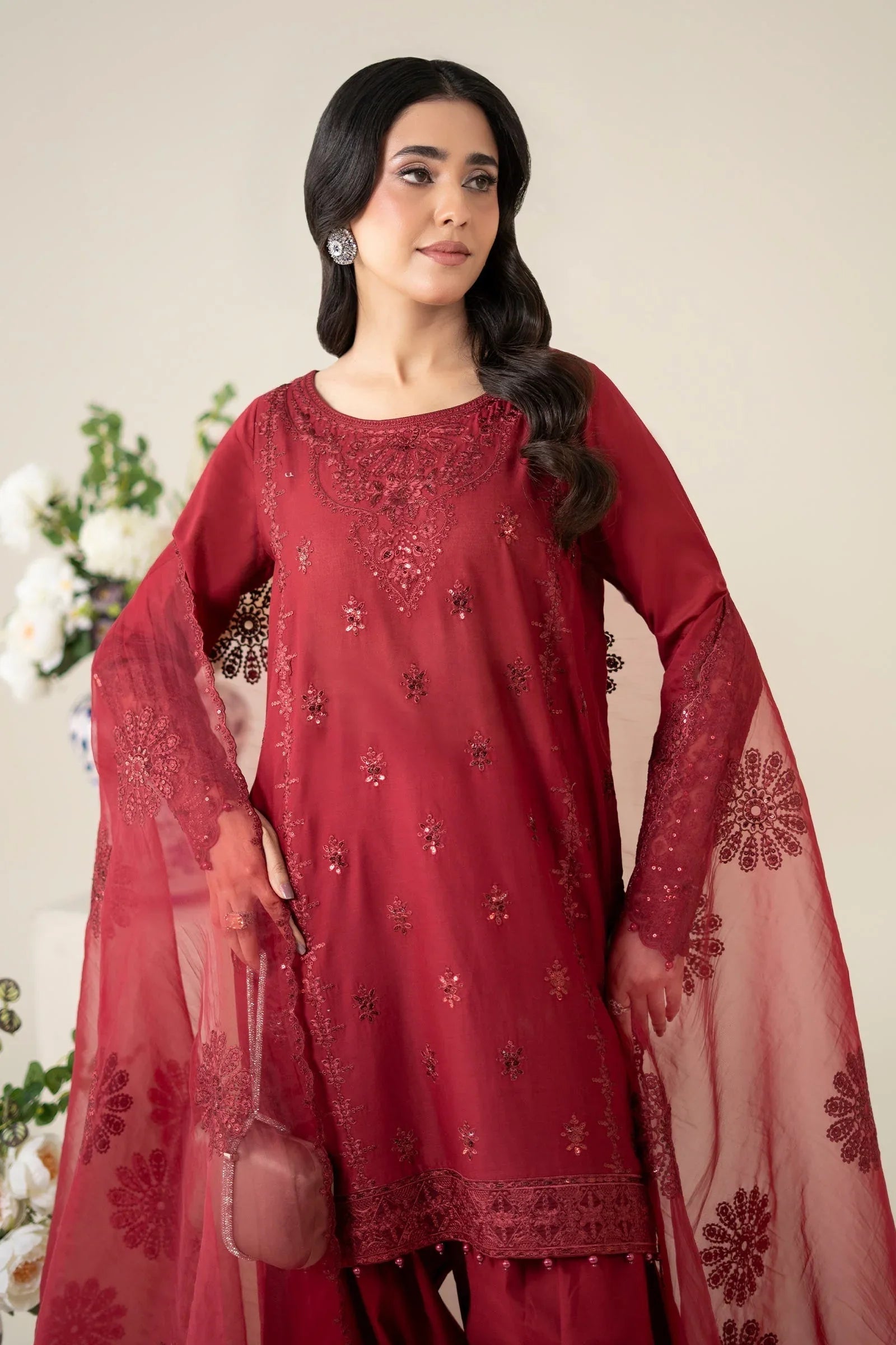 Maria B | Luxury Pret 25 | DW-EA25-68 - Aqsa Fabrics