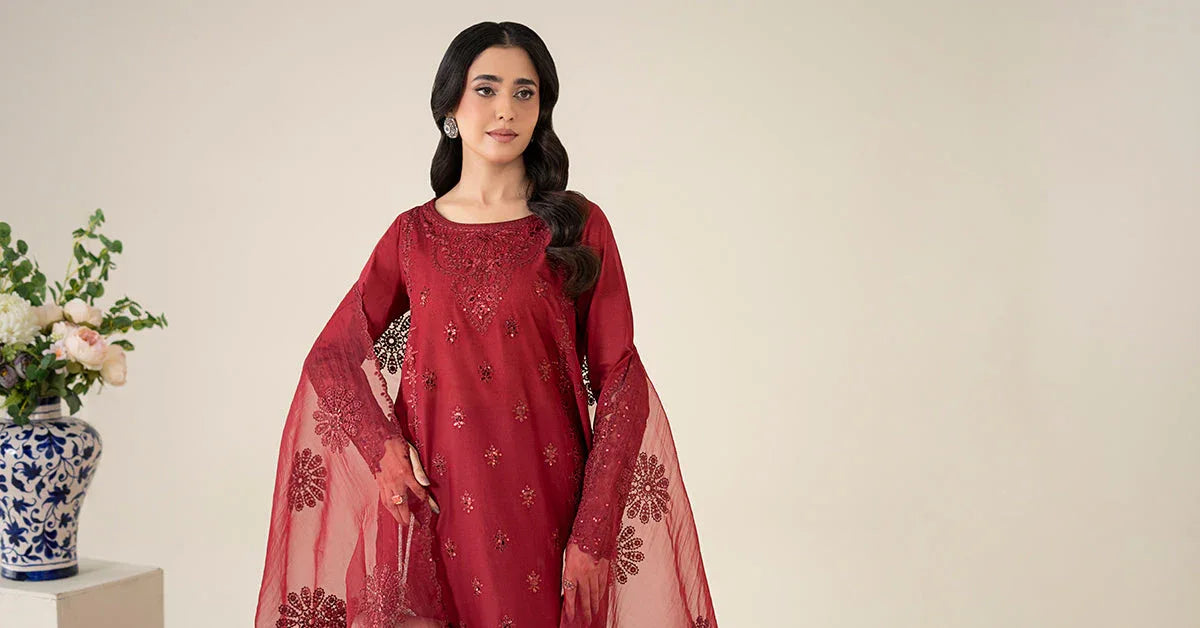 Maria B | Luxury Pret 25 | DW-EA25-68 - Aqsa Fabrics