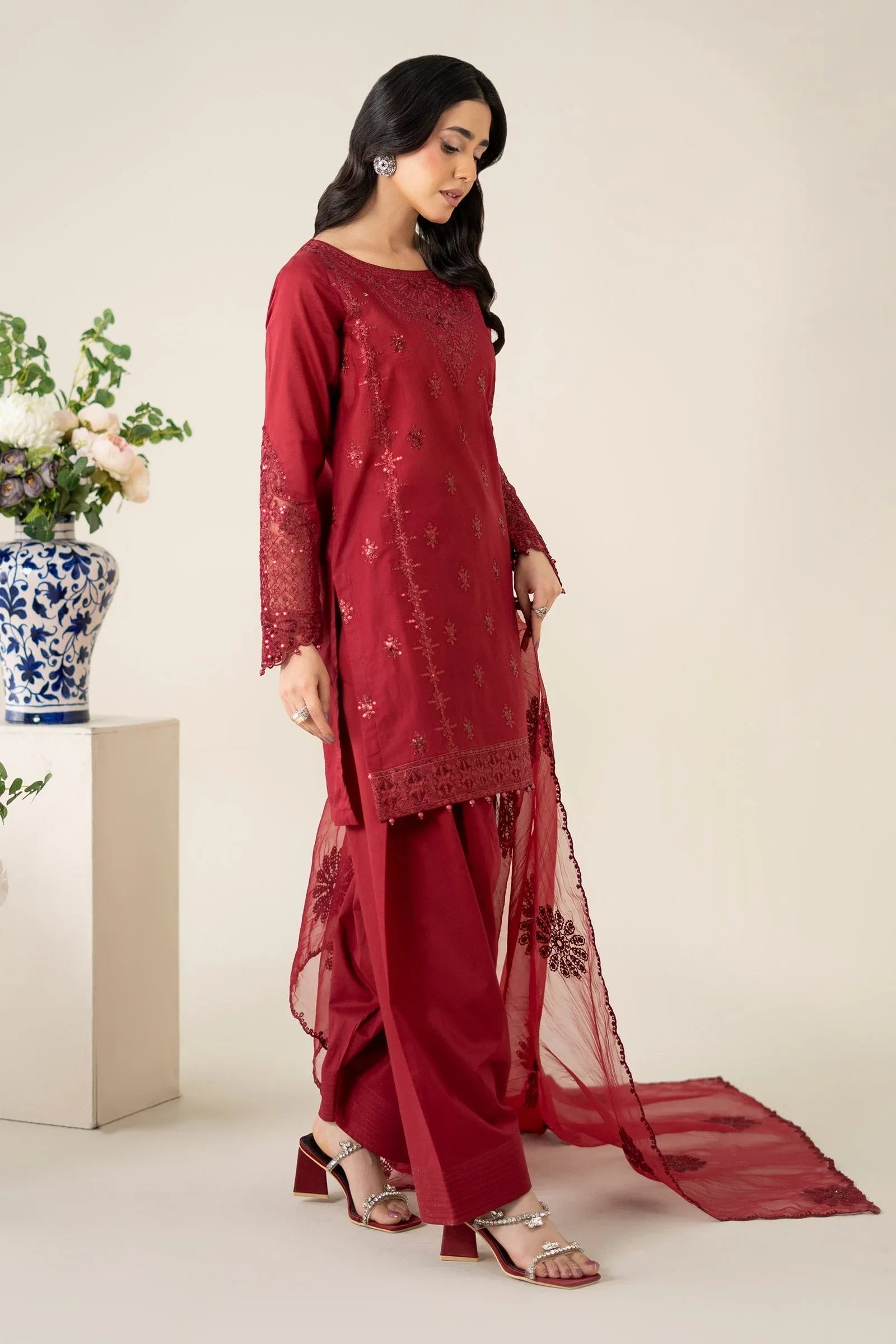 Maria B | Luxury Pret 25 | DW-EA25-68 - Aqsa Fabrics