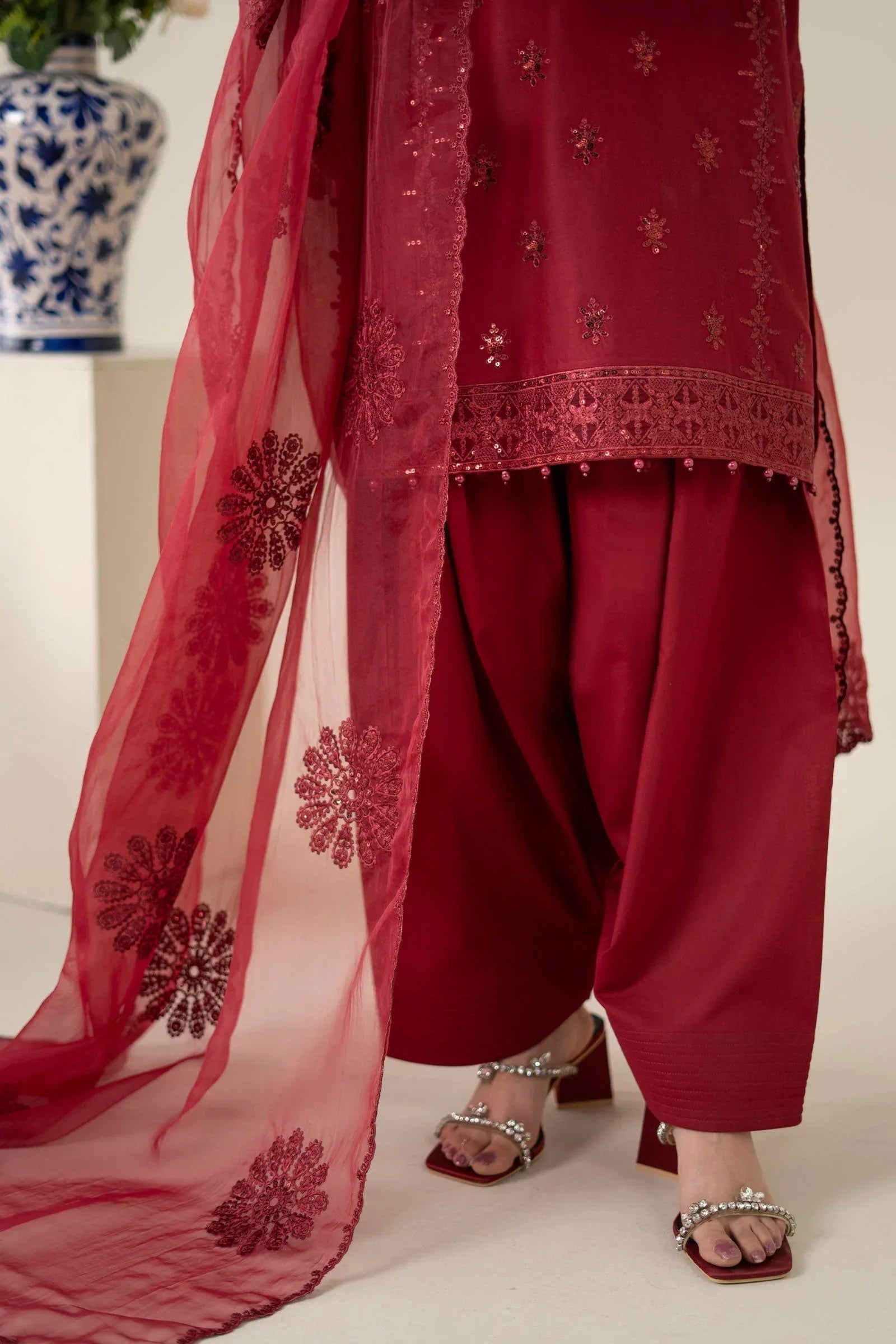 Maria B | Luxury Pret 25 | DW-EA25-68 - Aqsa Fabrics