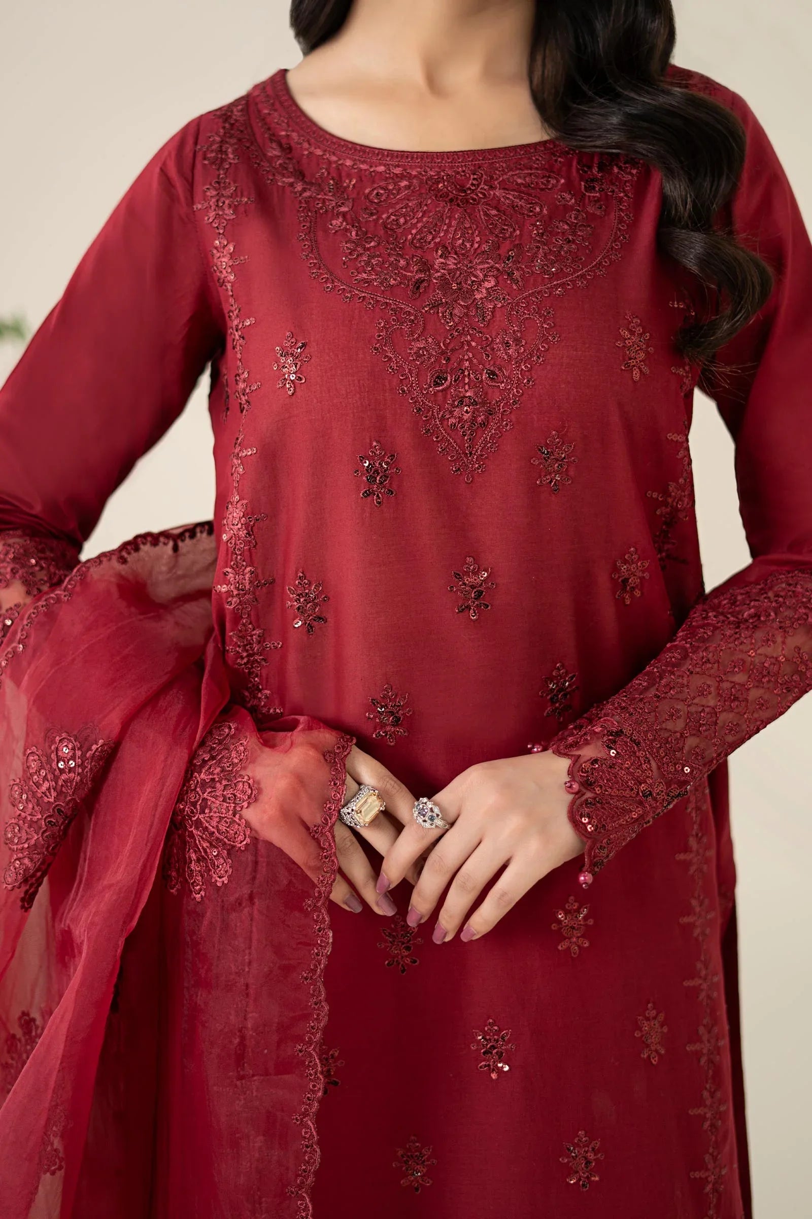 Maria B | Luxury Pret 25 | DW-EA25-68 - Aqsa Fabrics
