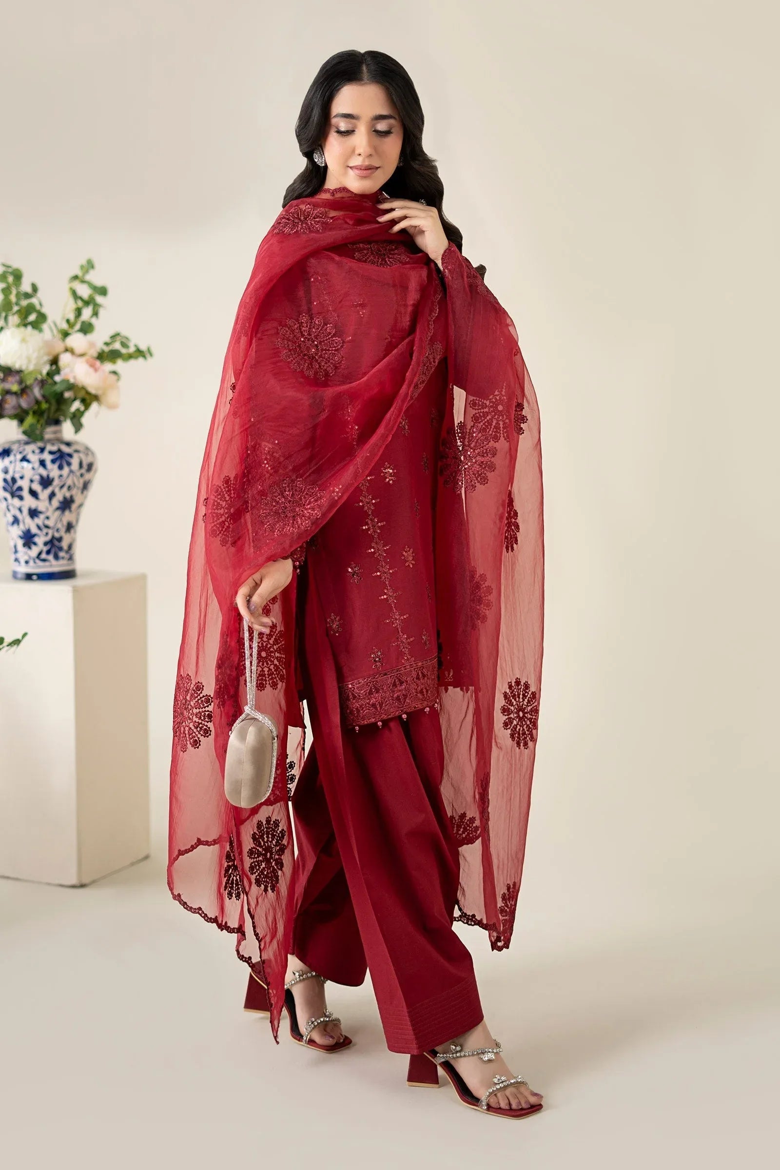 Maria B | Luxury Pret 25 | DW-EA25-68 - Aqsa Fabrics