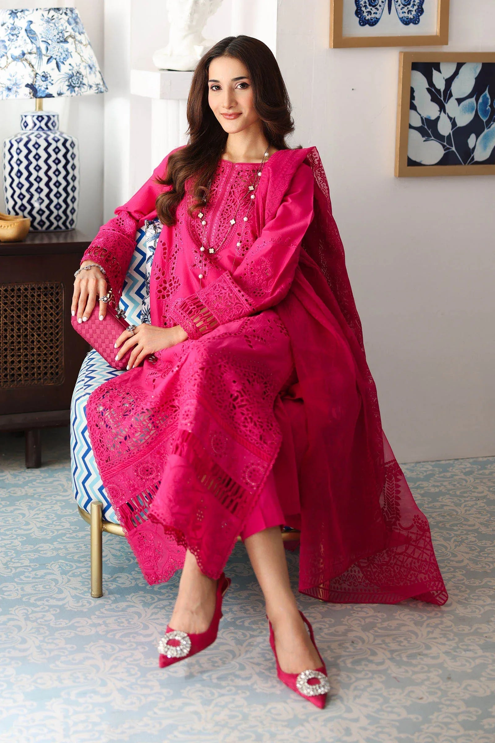 Maria B | Luxury Pret 25 |  DW-EA25-74 - Aqsa Fabrics