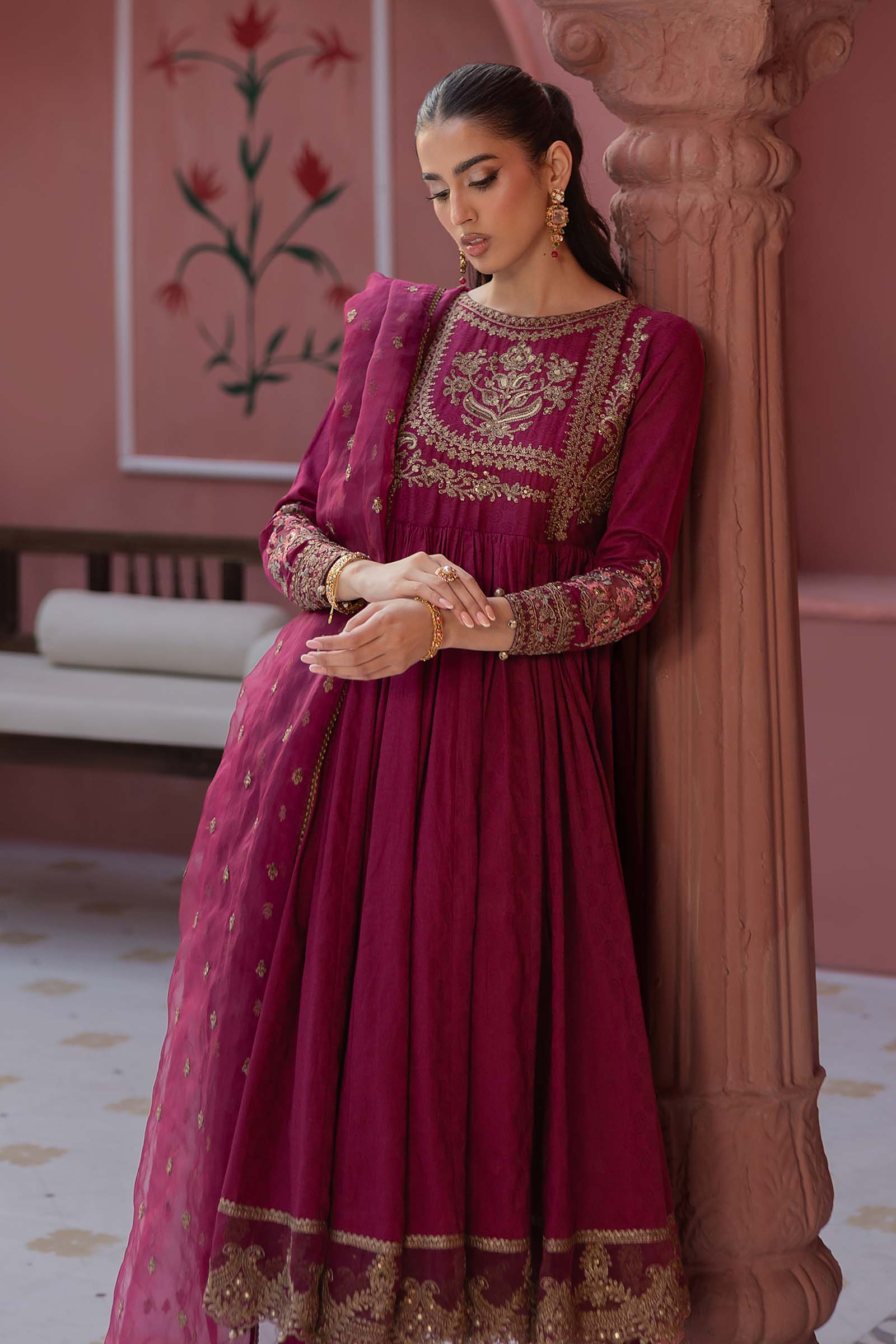 Maria B | Luxury Pret 25 | DW-EF25-43 - Aqsa Fabrics