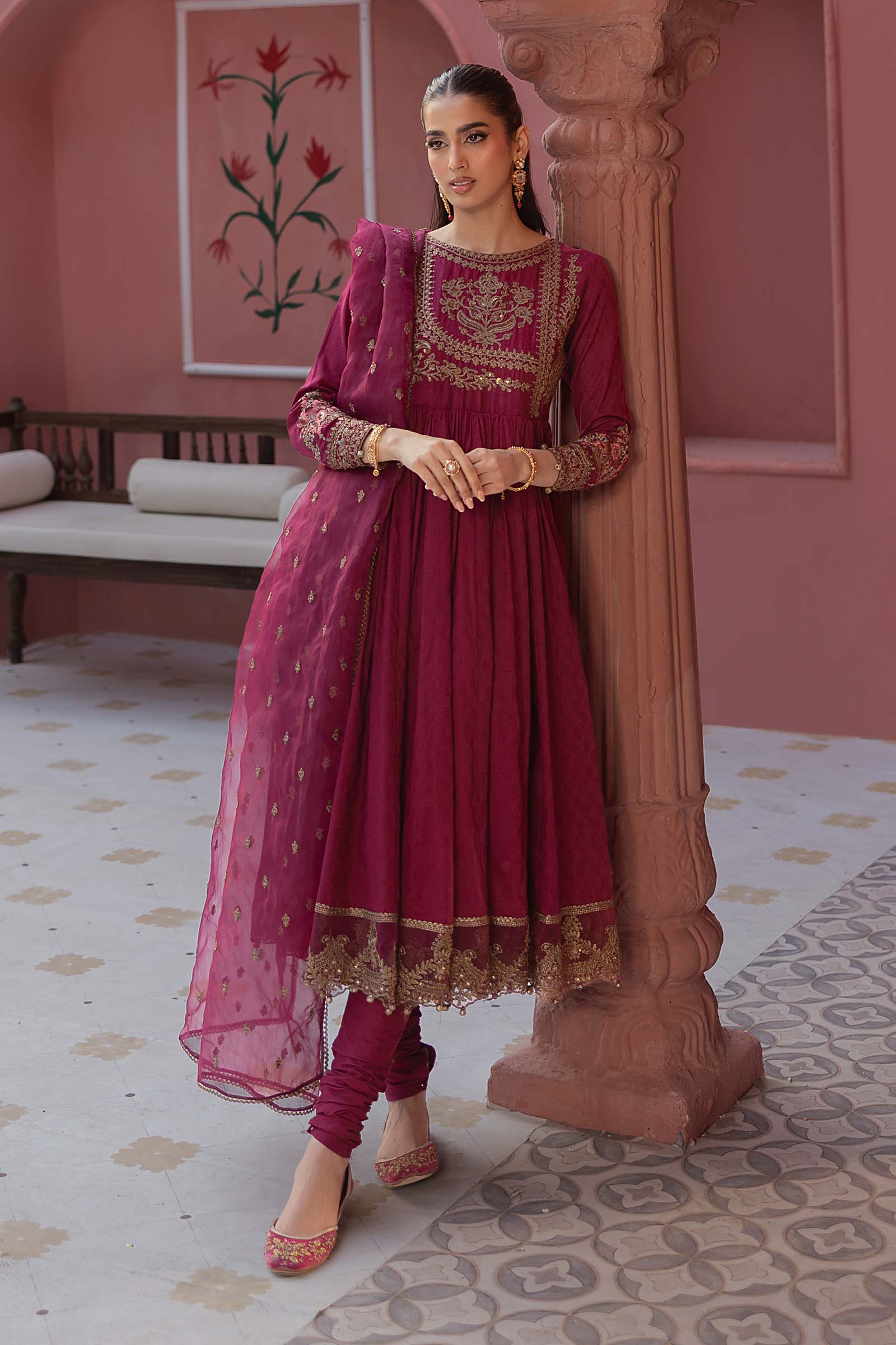 Maria B | Luxury Pret 25 | DW-EF25-43 - Aqsa Fabrics
