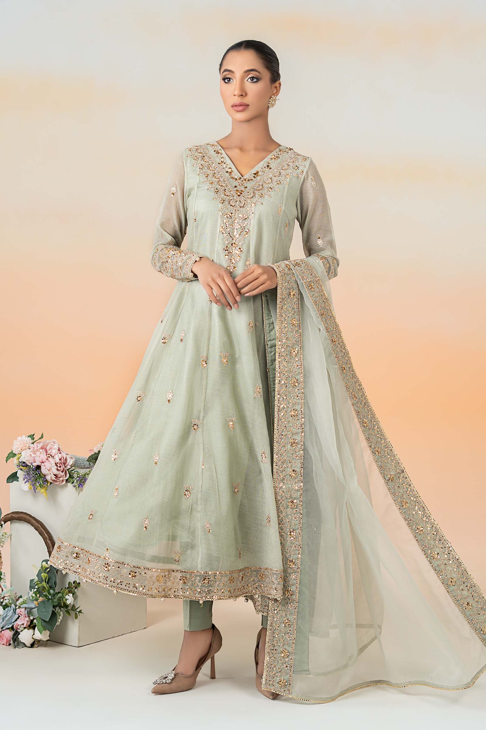 Maria B | Luxury Pret 25 | DW-EF25-88 - Aqsa Fabrics