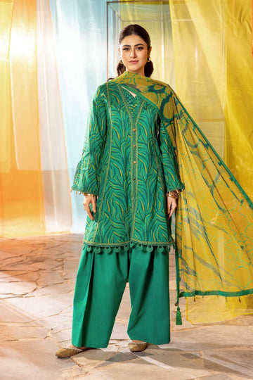 Maria B | M Basic Summer Lawn 25 | MB-CUS25-704A - Aqsa Fabrics